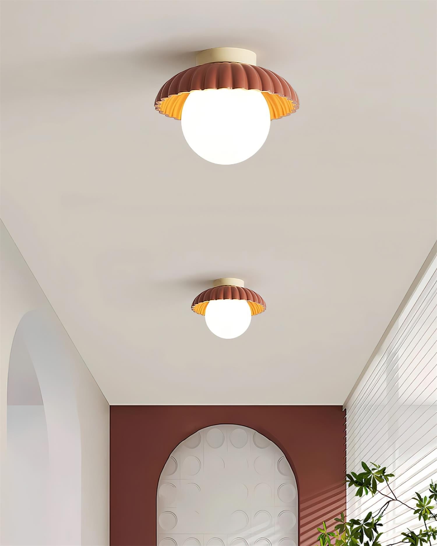 Scallop Glow Flush Mount Ceiling Light - Neutralighting
