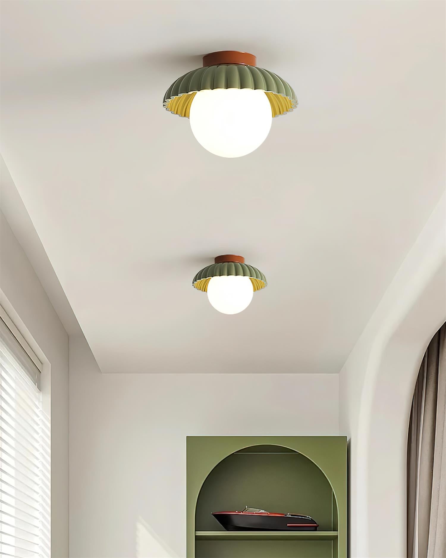 Scallop Glow Flush Mount Ceiling Light - Neutralighting