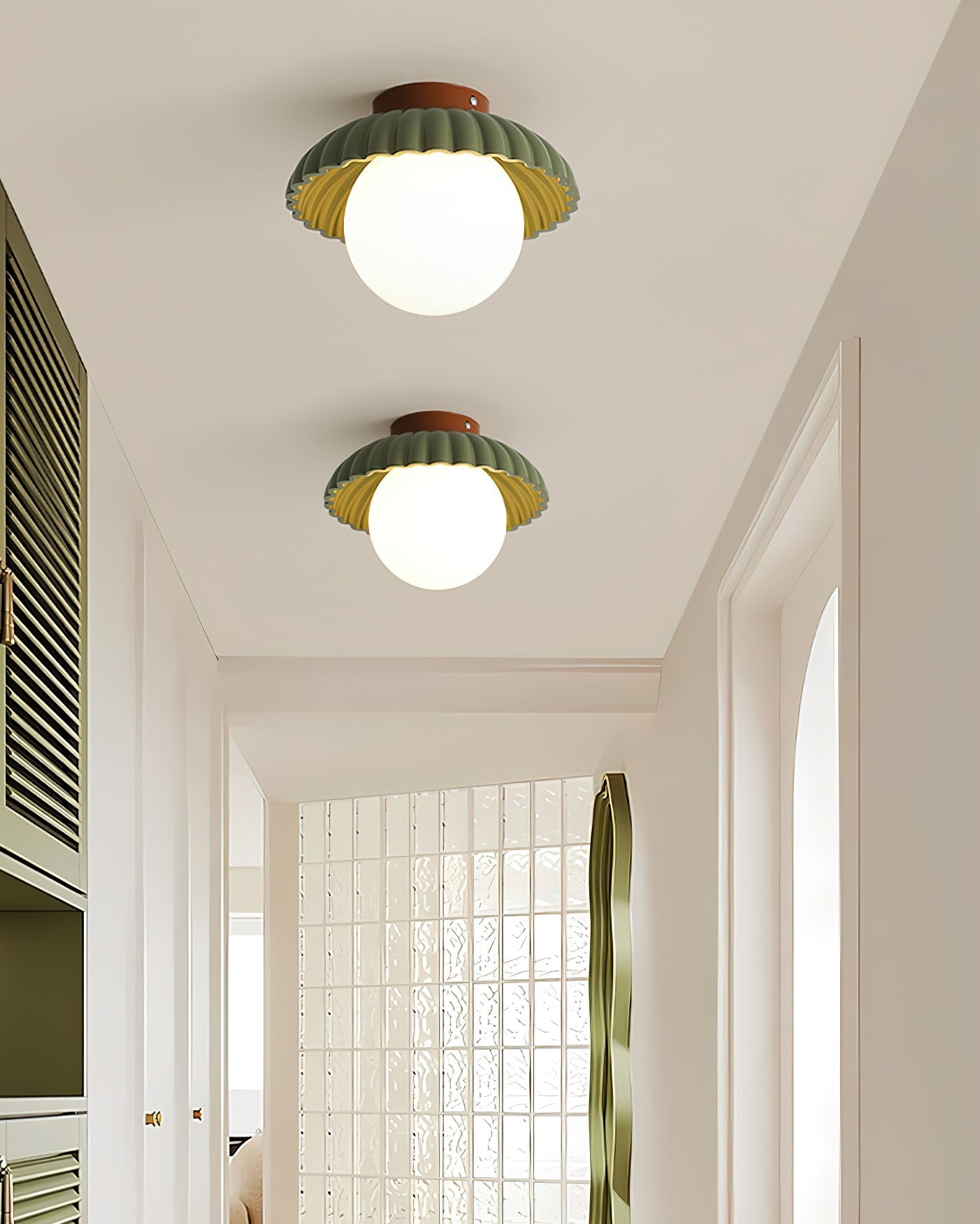 Scallop Glow Flush Mount Ceiling Light - Neutralighting