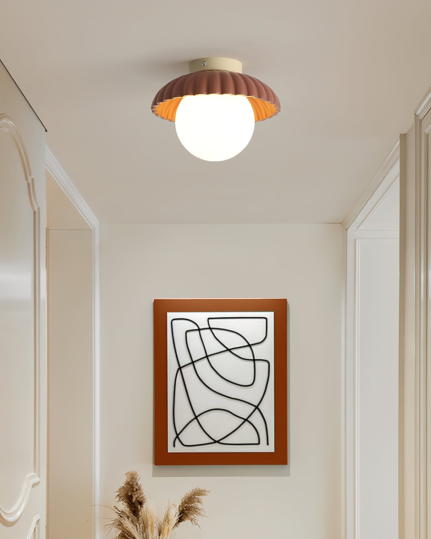 Scallop Glow Flush Mount Ceiling Light - Neutralighting