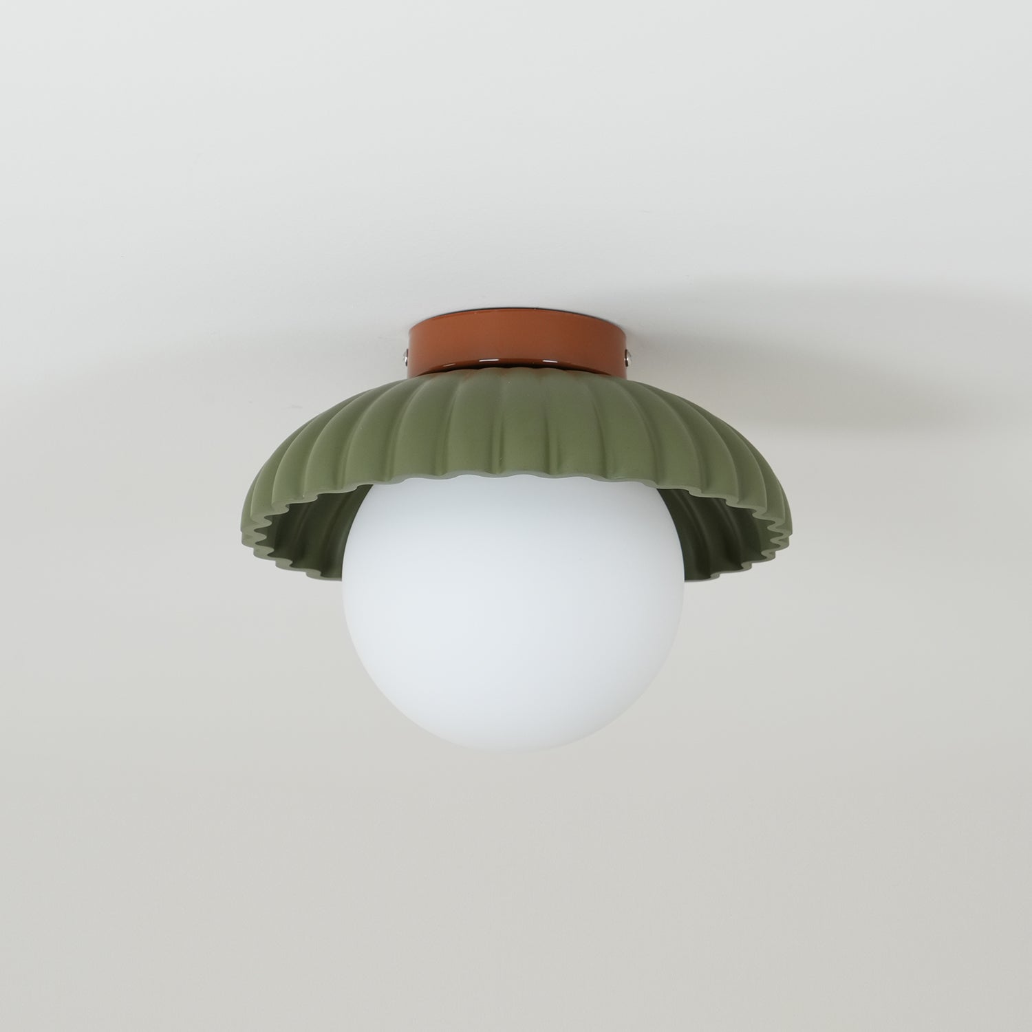 Scallop Glow Flush Mount Ceiling Light - Neutralighting