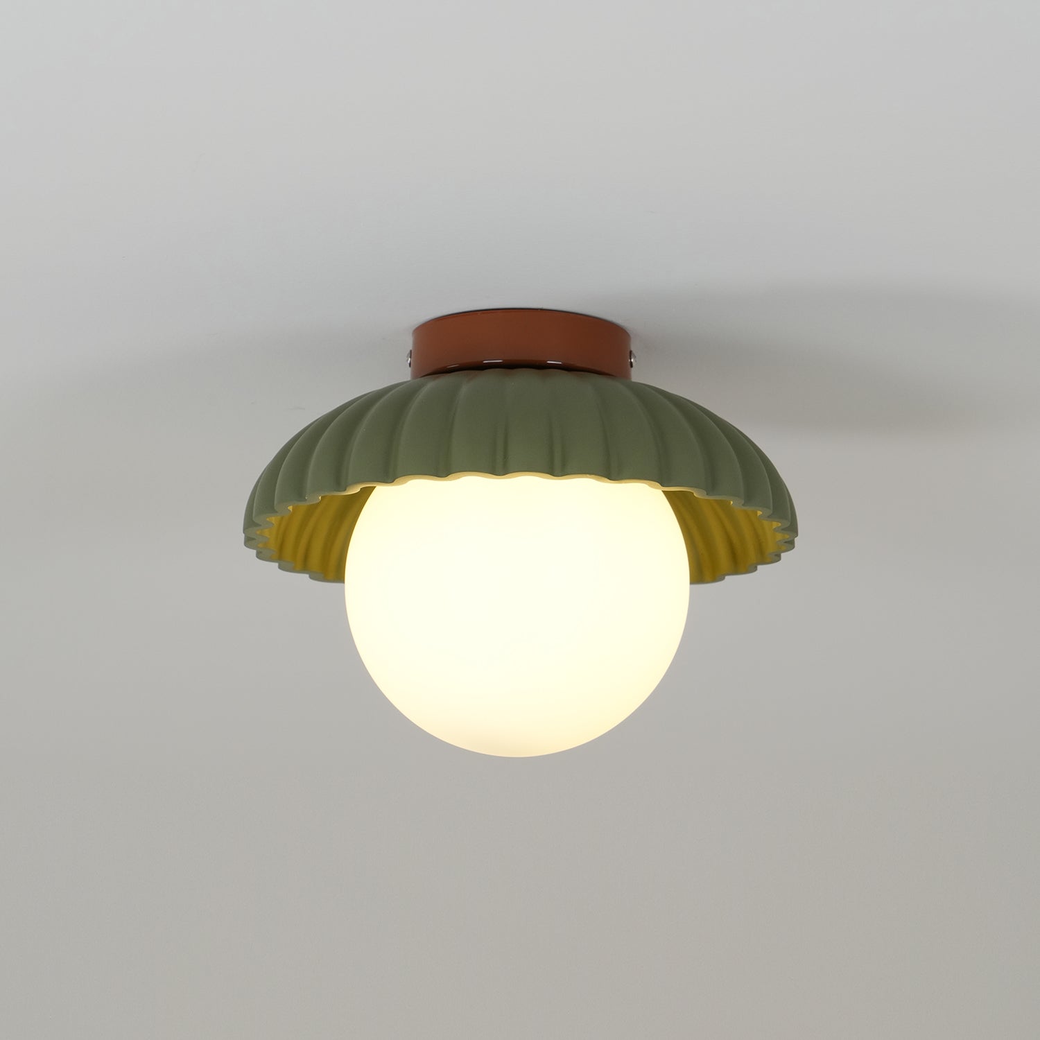 Scallop Glow Flush Mount Ceiling Light - Neutralighting