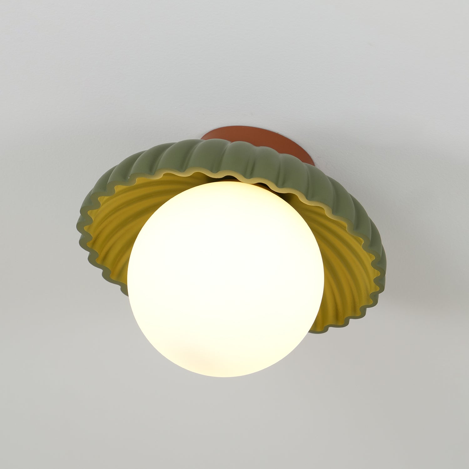 Scallop Glow Flush Mount Ceiling Light - Neutralighting