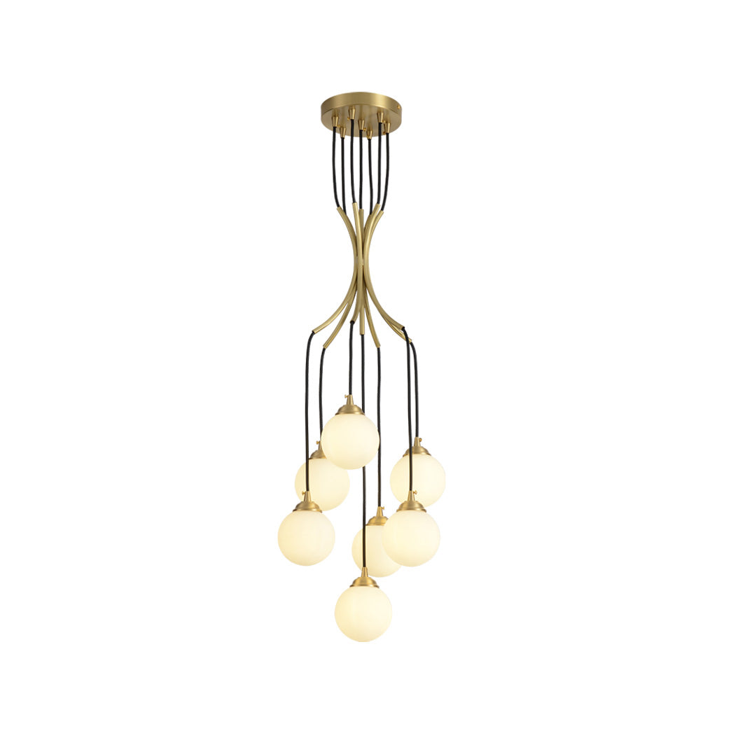 Zoruvyi Modern Minimalist Ball Drop Glass Chandelier - Neutralighting