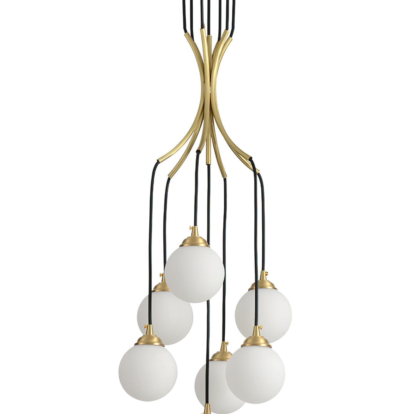 Zoruvyi Modern Minimalist Ball Drop Glass Chandelier - Neutralighting