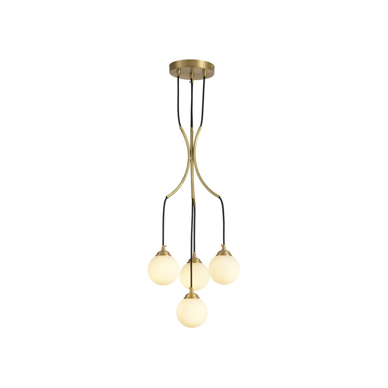 Zoruvyi Modern Minimalist Ball Drop Glass Chandelier - Neutralighting