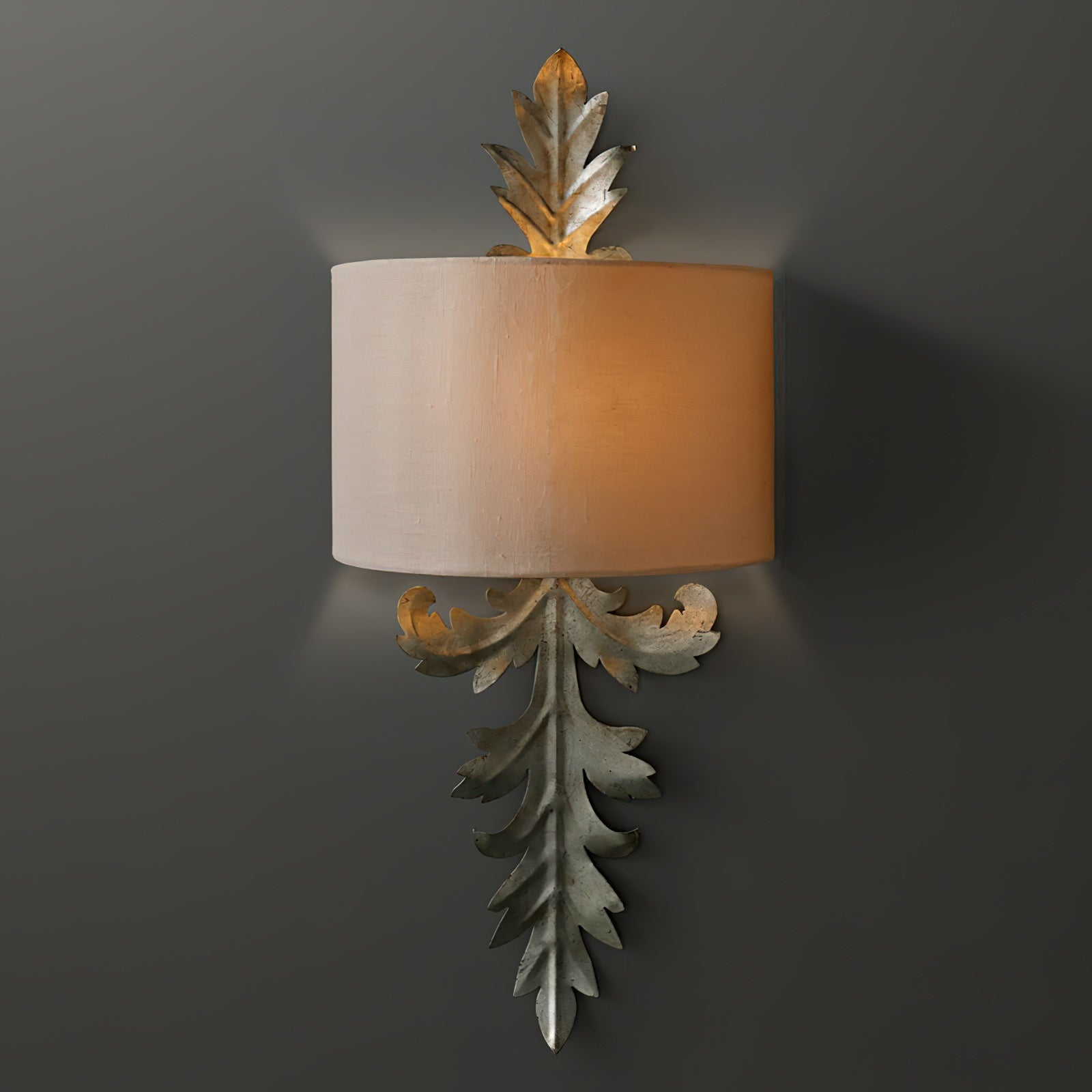 Alvuvyi Modern Leaves Fabric Wall Lamp - Neutralighting
