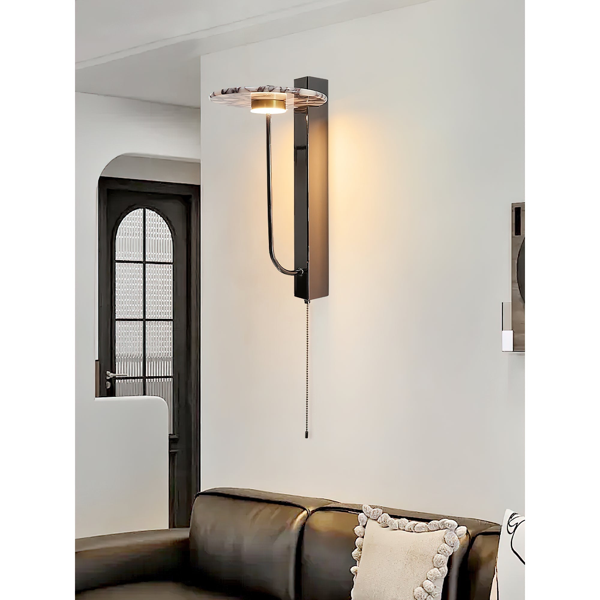 Aevuvyn Modern Minimalist Marble Wall Lamp - Neutralighting