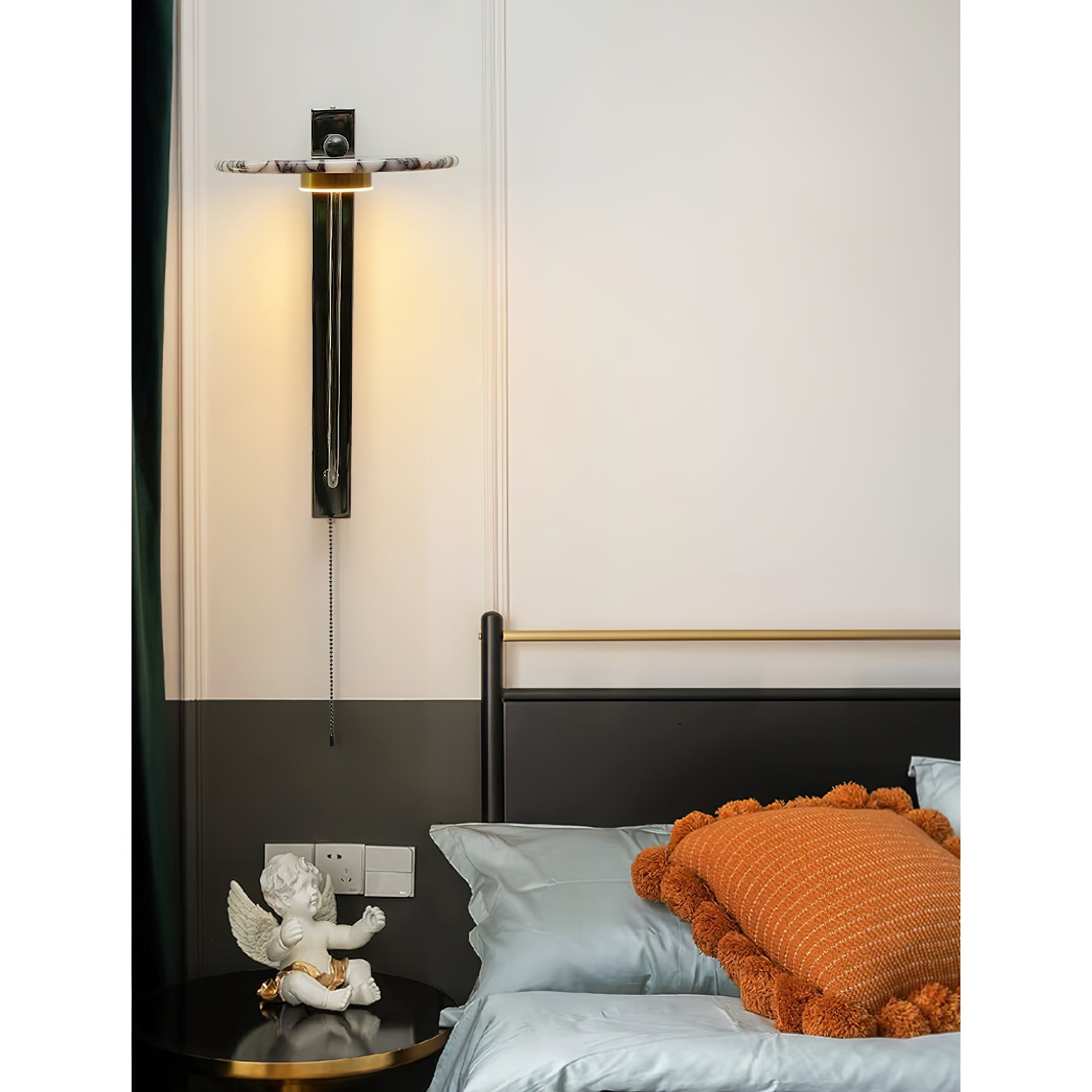 Aevuvyn Modern Minimalist Marble Wall Lamp - Neutralighting
