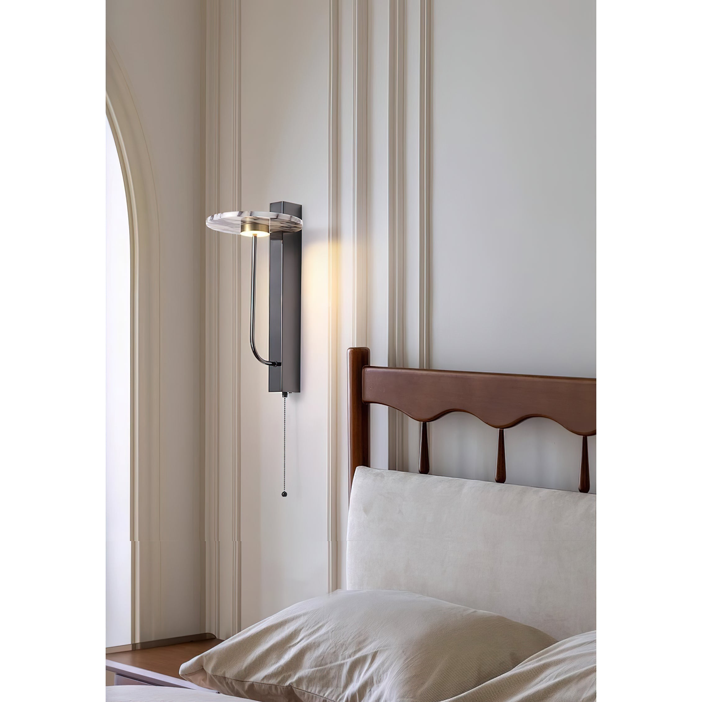 Aevuvyn Modern Minimalist Marble Wall Lamp - Neutralighting