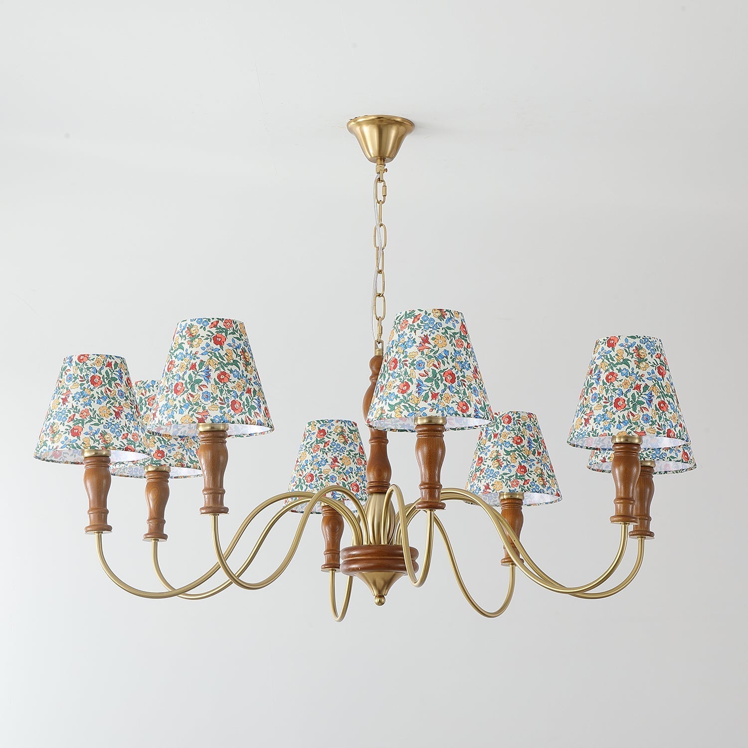 Cassian Chandelier Flower Fabric - Neutralighting