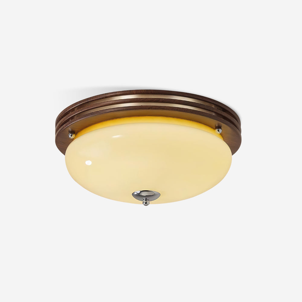 Povio Glass Flush Mount Ceiling Light - Neutralighting