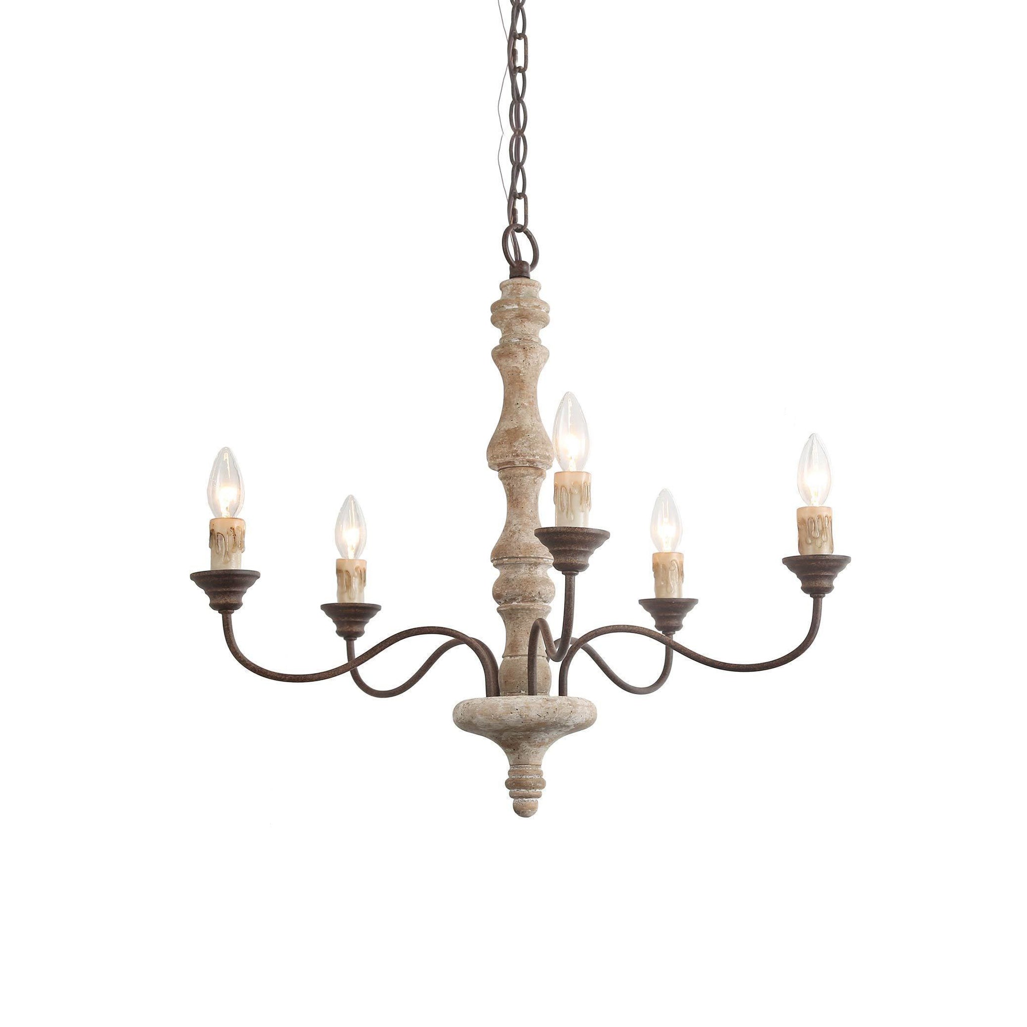 Fljotuvyi Individual Creativity Wood Metal Chandelier - Neutralighting