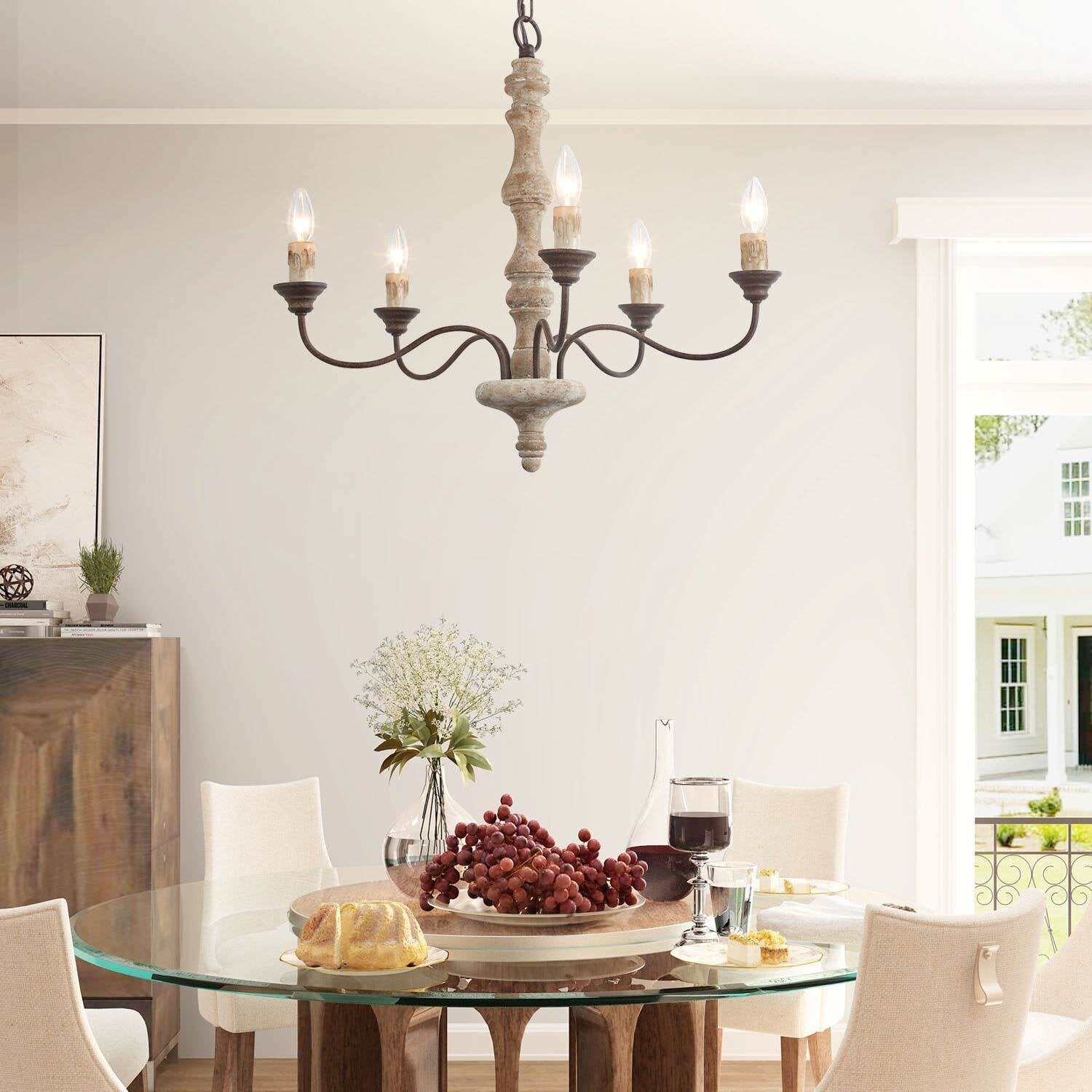 Fljotuvyi Individual Creativity Wood Metal Chandelier - Neutralighting