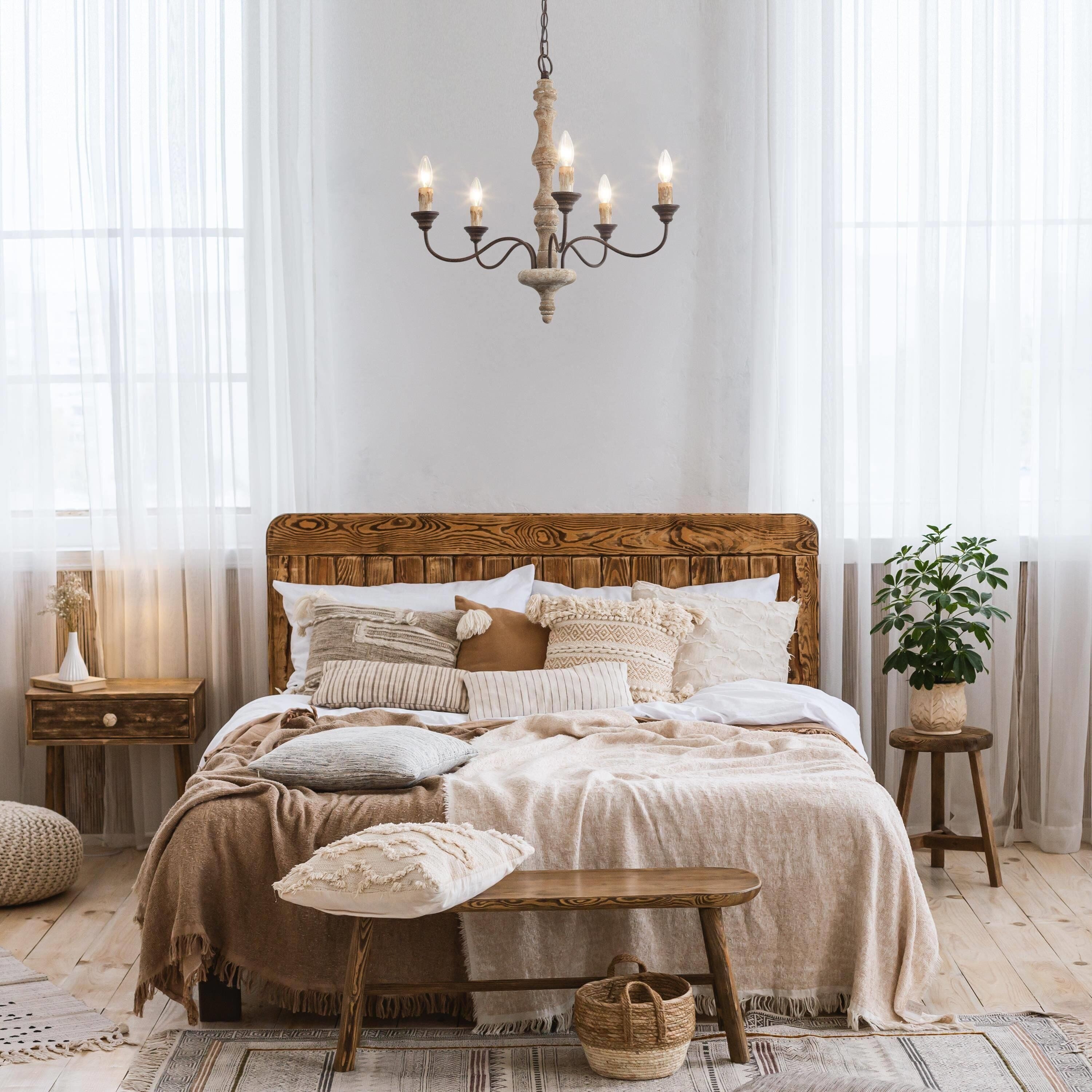 Fljotuvyi Individual Creativity Wood Metal Chandelier - Neutralighting