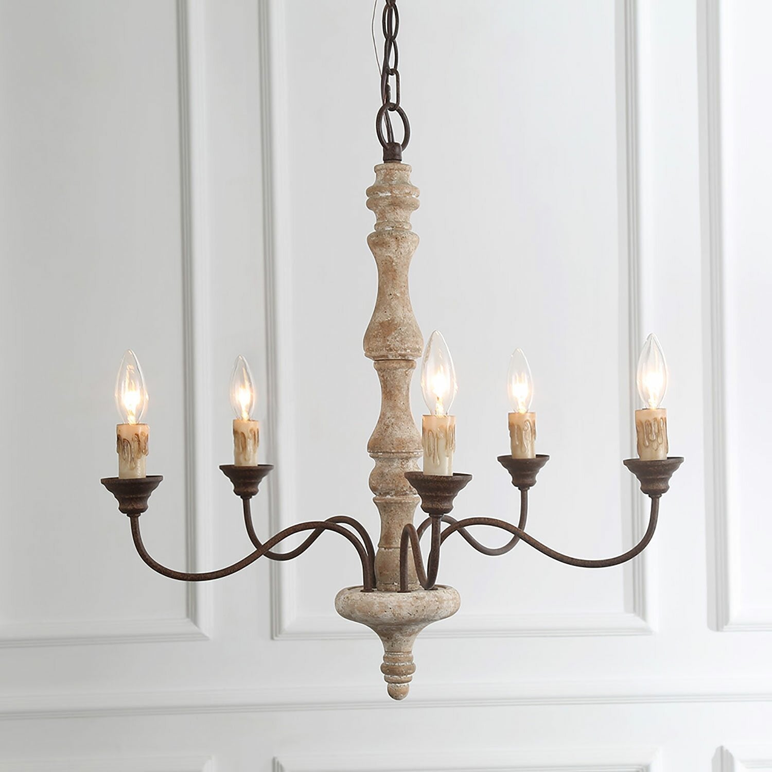 Fljotuvyi Individual Creativity Wood Metal Chandelier - Neutralighting