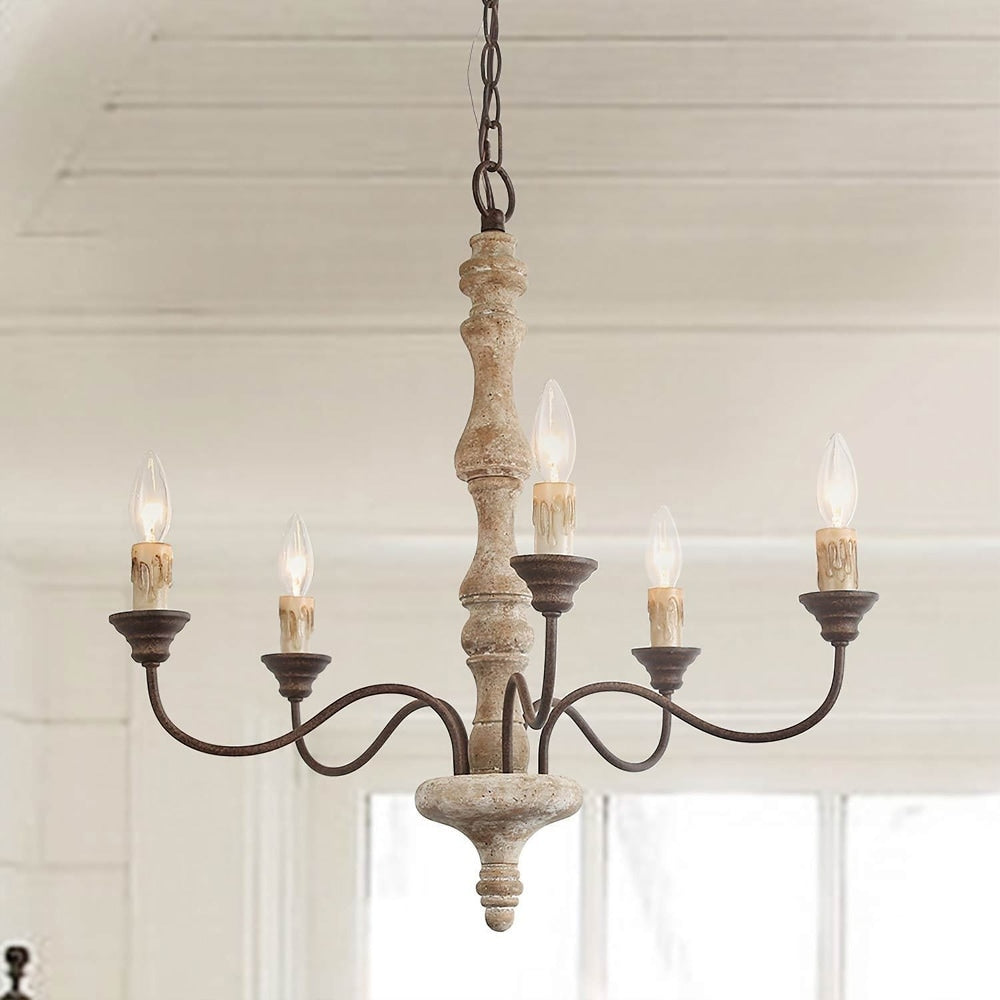Fljotuvyi Individual Creativity Wood Metal Chandelier - Neutralighting