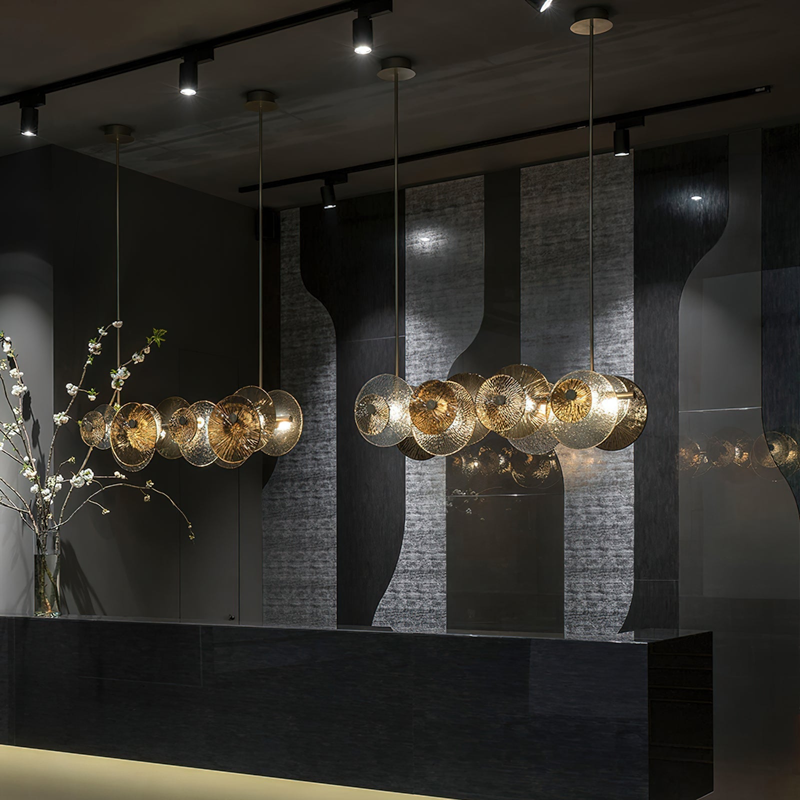 Himinuvyn Nordic Modern Metal Crystal Chandelier - Neutralighting