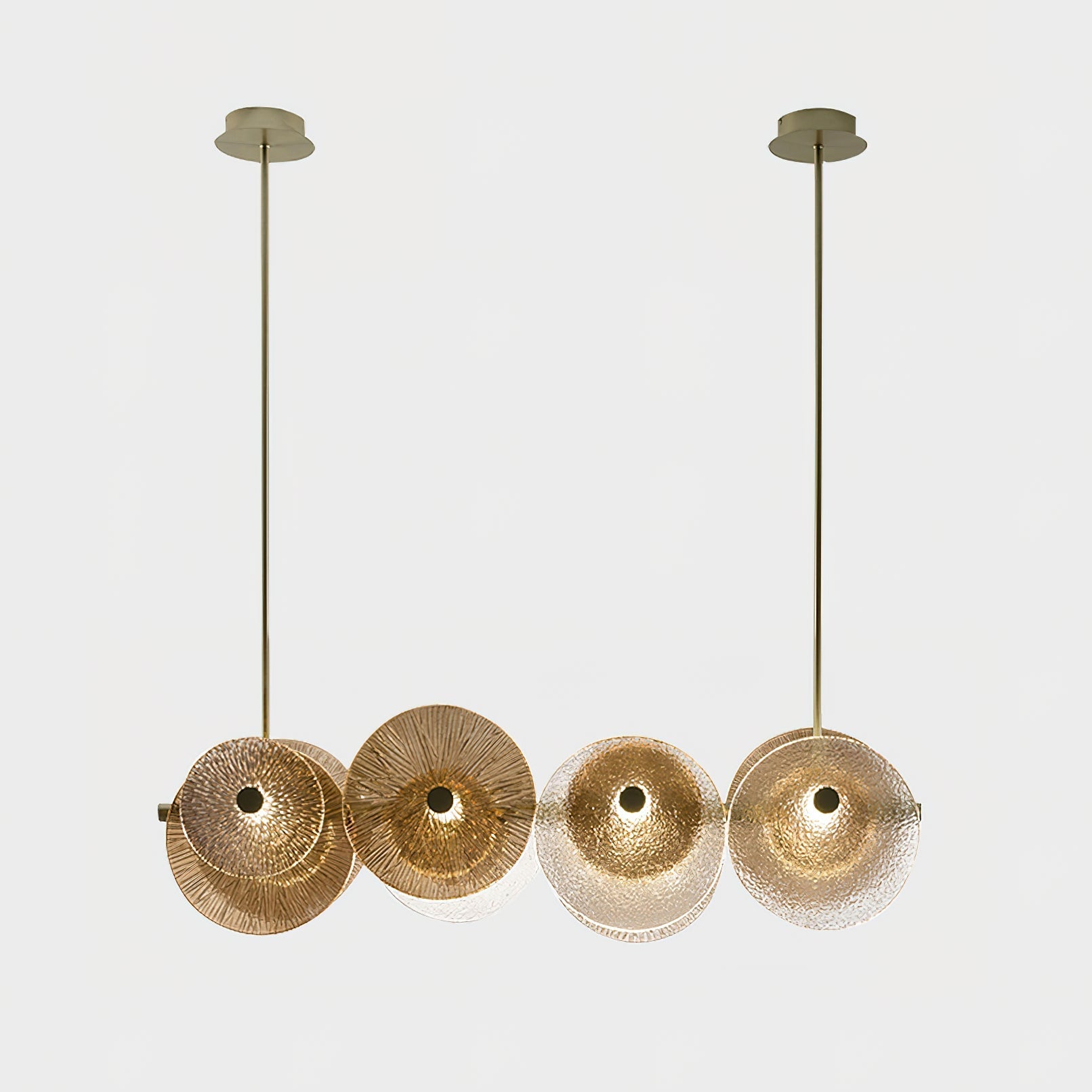 Himinuvyn Nordic Modern Metal Crystal Chandelier - Neutralighting