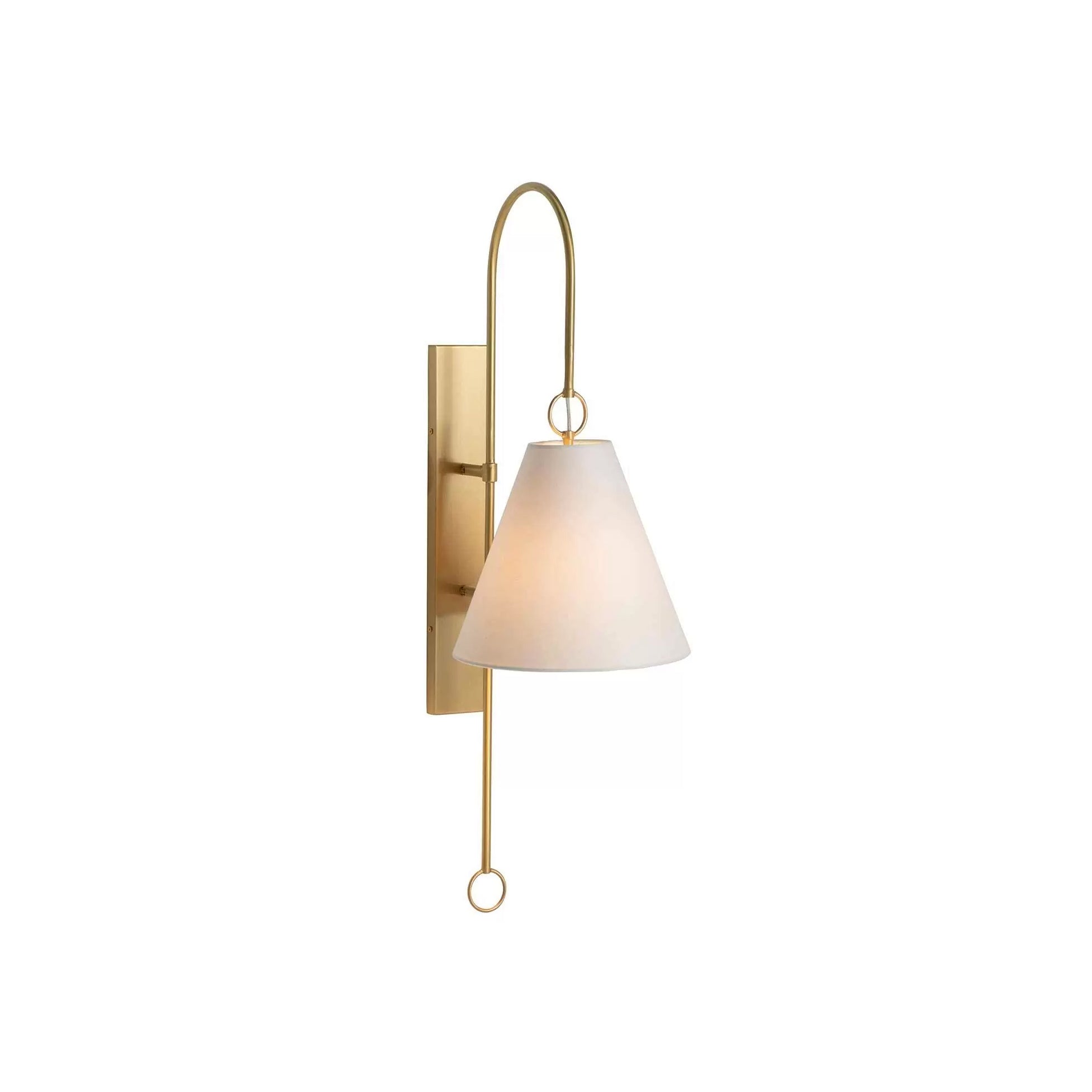Ildvuvyi Modern Premium Brass Fabric Metal Wall Lamp - Neutralighting