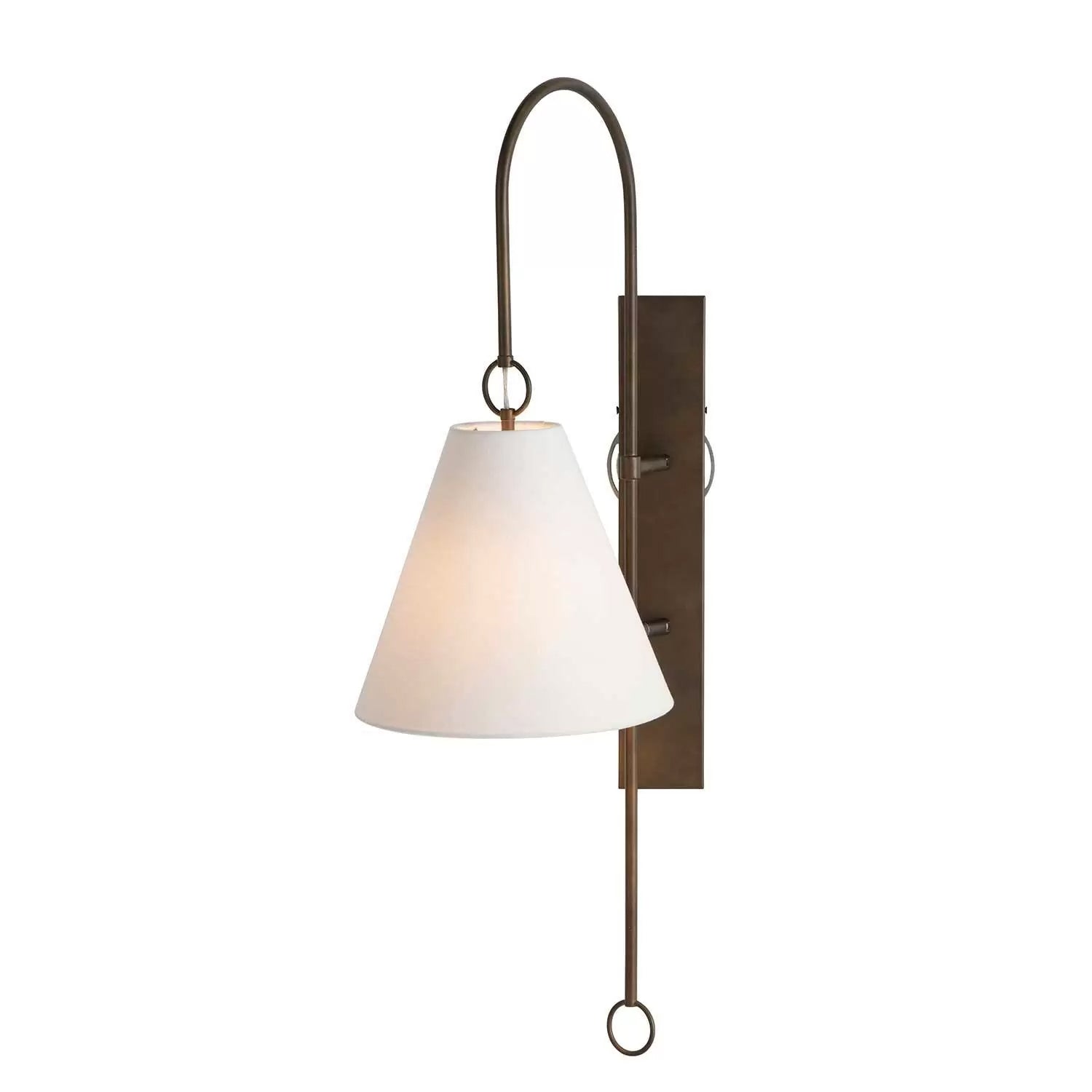 Ildvuvyi Modern Premium Brass Fabric Metal Wall Lamp - Neutralighting