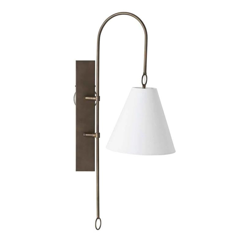 Ildvuvyi Modern Premium Brass Fabric Metal Wall Lamp - Neutralighting