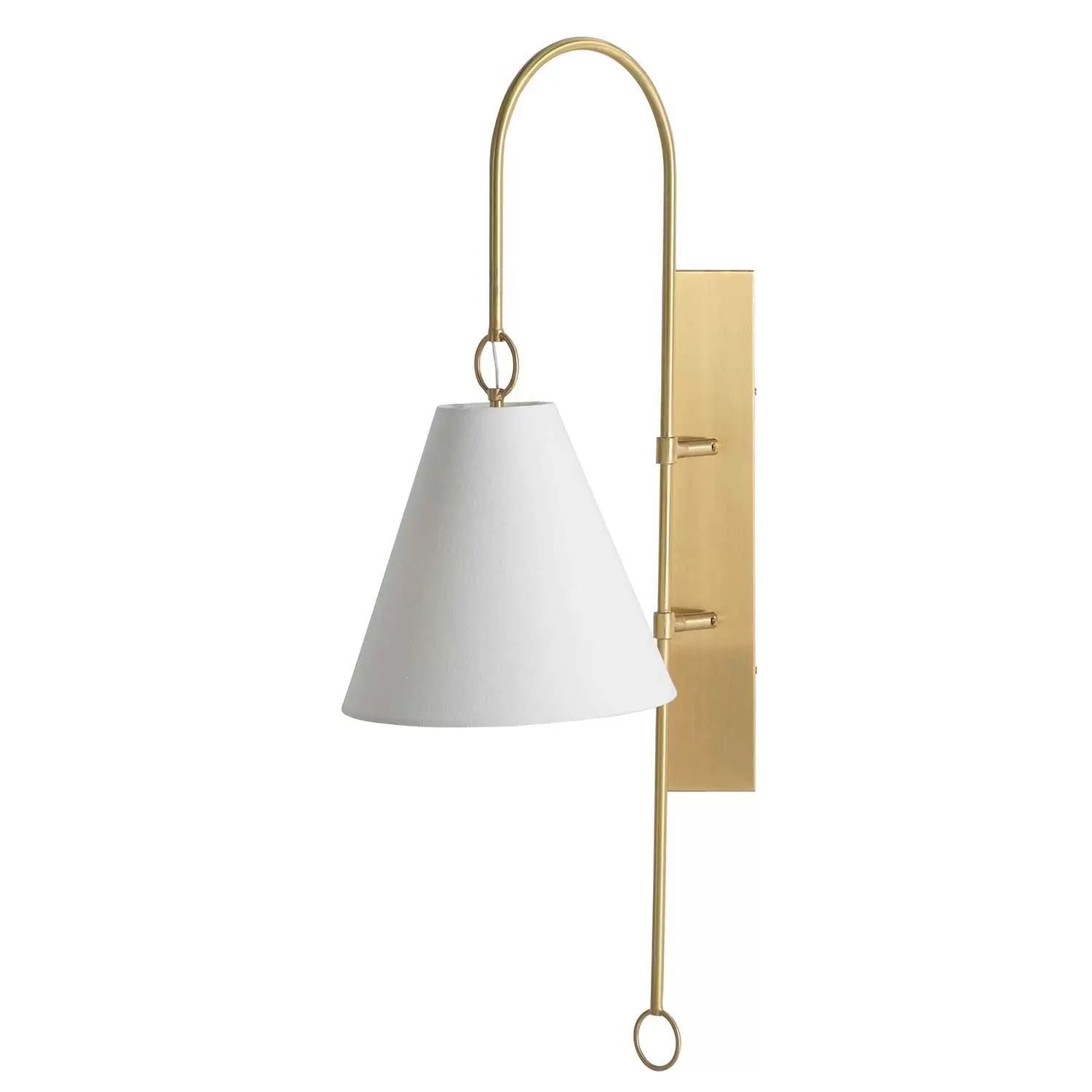 Ildvuvyi Modern Premium Brass Fabric Metal Wall Lamp - Neutralighting