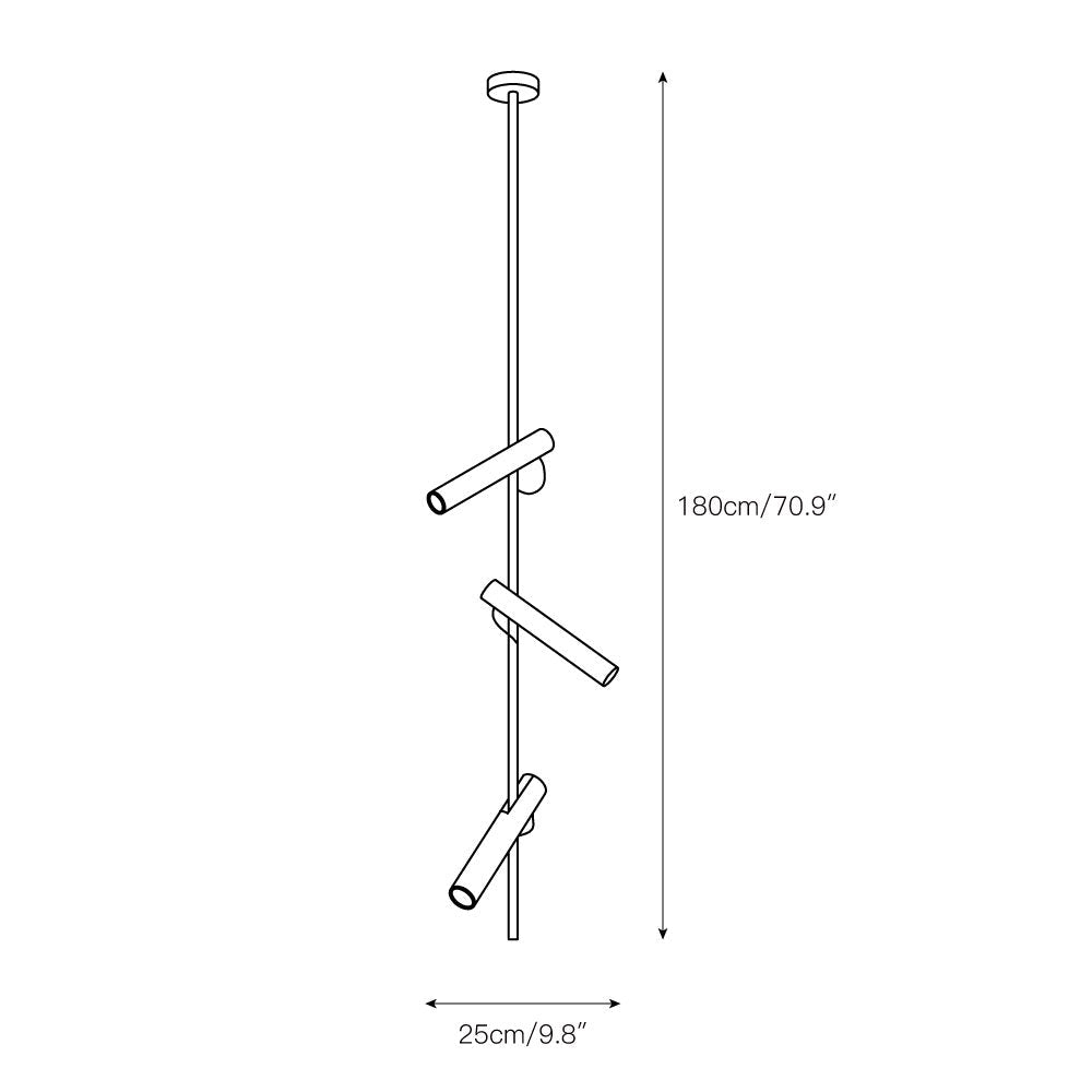 Jarnbruvyi Modern Minimalist Line Metal Pendant Light - Neutralighting