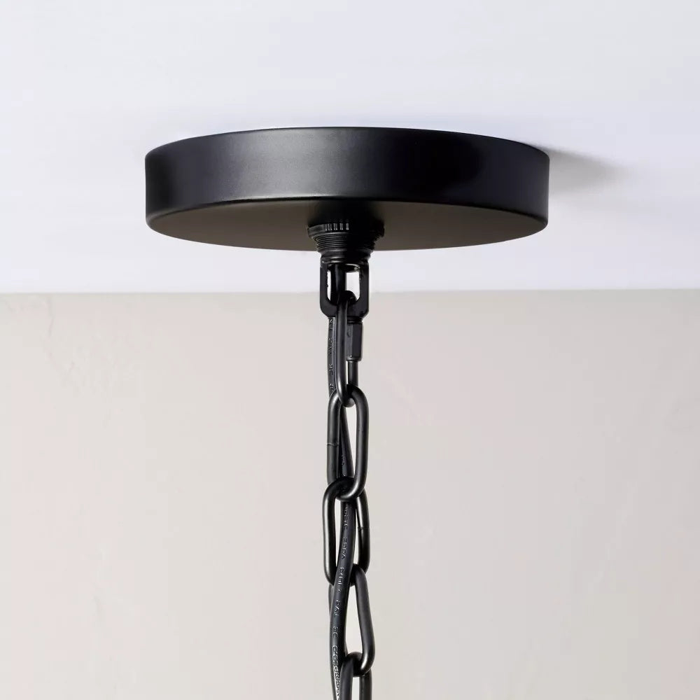 Kvennuvyn Modern Minimalist Metal Fabric Chandelier - Neutralighting