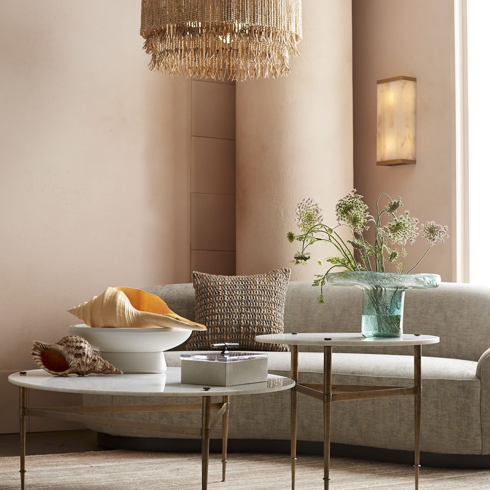 Odette Chandelier Wood and Coconut beads - Neutralighting