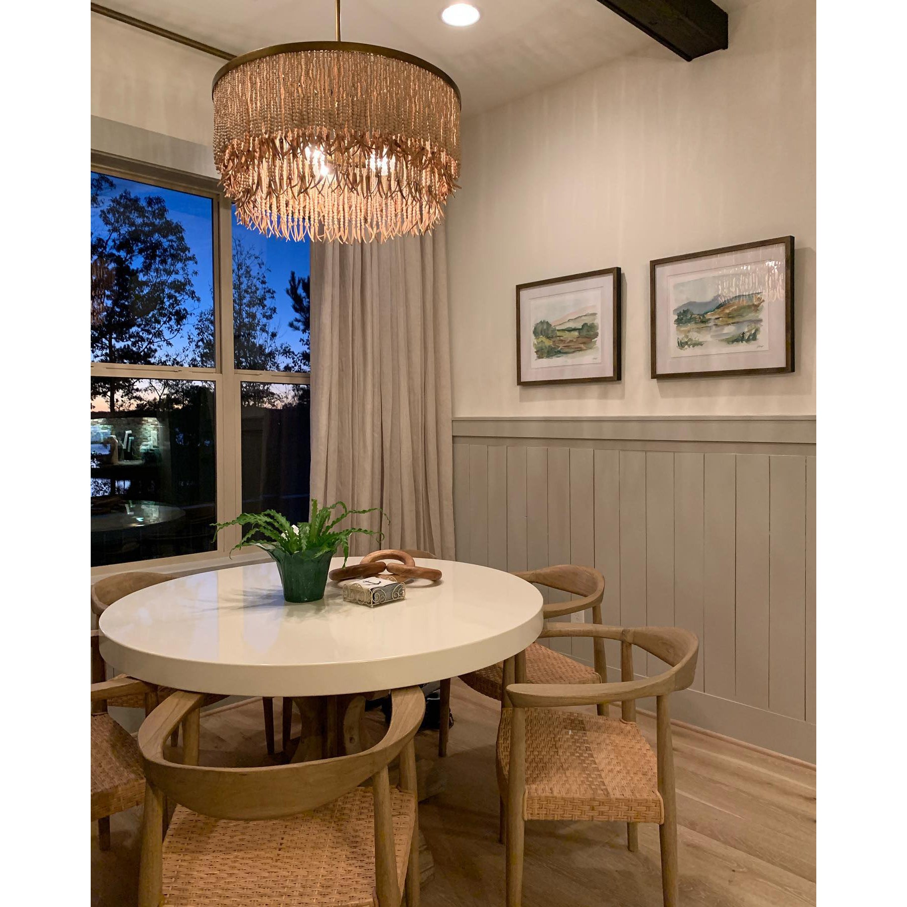 Ljomuvyn Postmodern Luxury Wood Metal Chandelier - Neutralighting