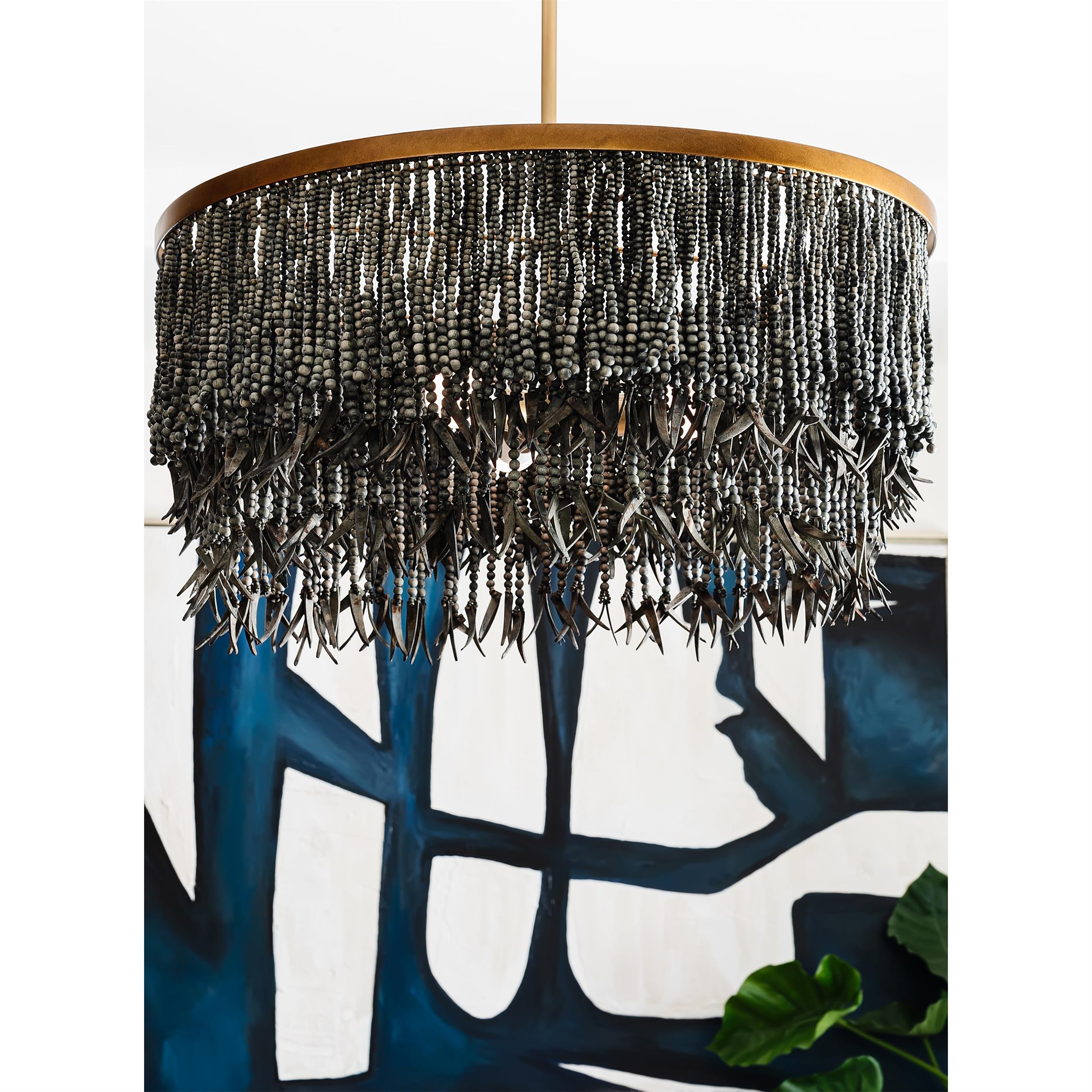 Ljomuvyn Postmodern Luxury Wood Metal Chandelier - Neutralighting
