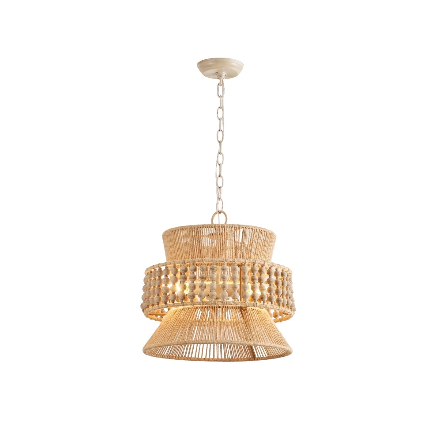 Kvennuvyi Natural Antigua Brown Metal Pendant Lamp - Neutralighting