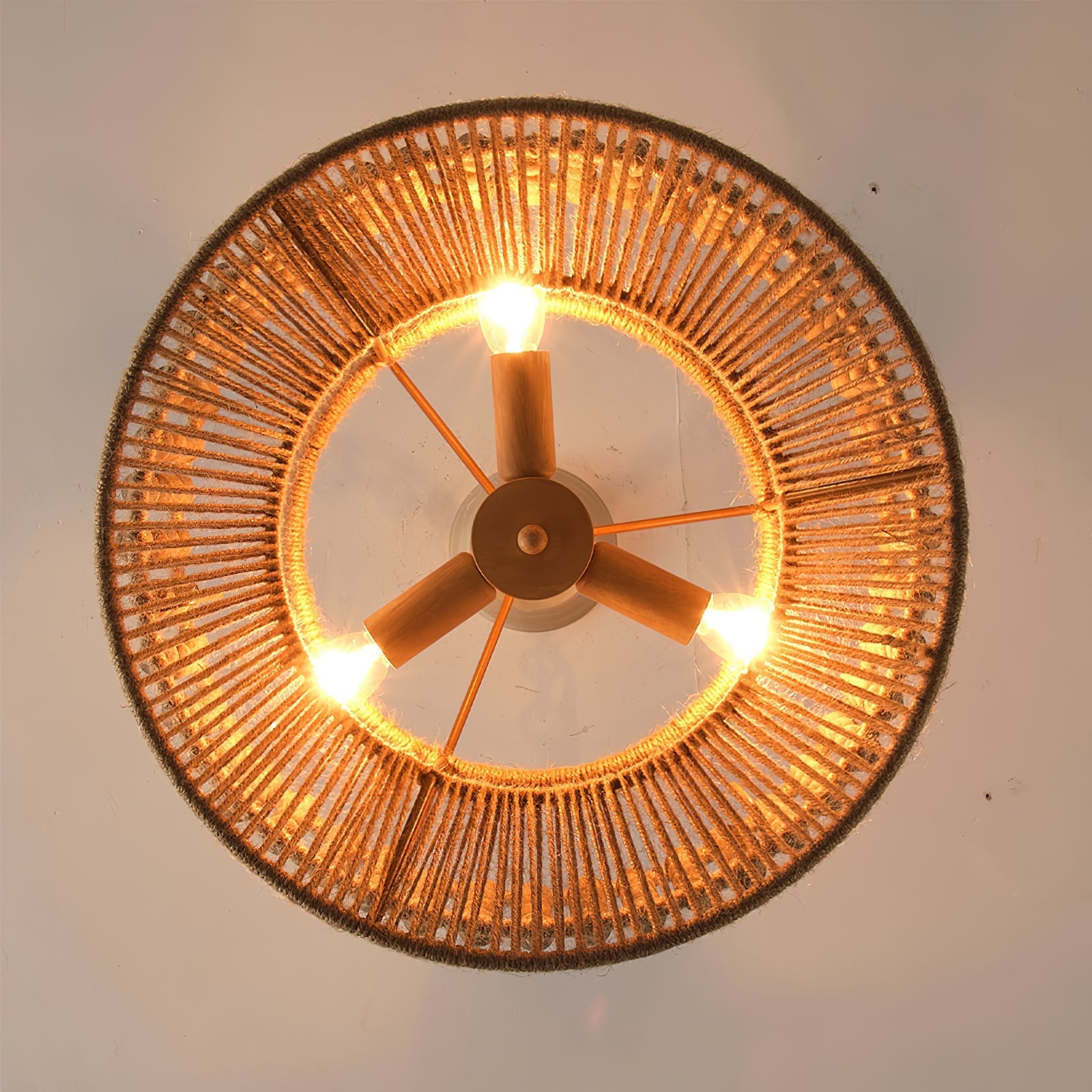 Kvennuvyi Natural Antigua Brown Metal Pendant Lamp - Neutralighting