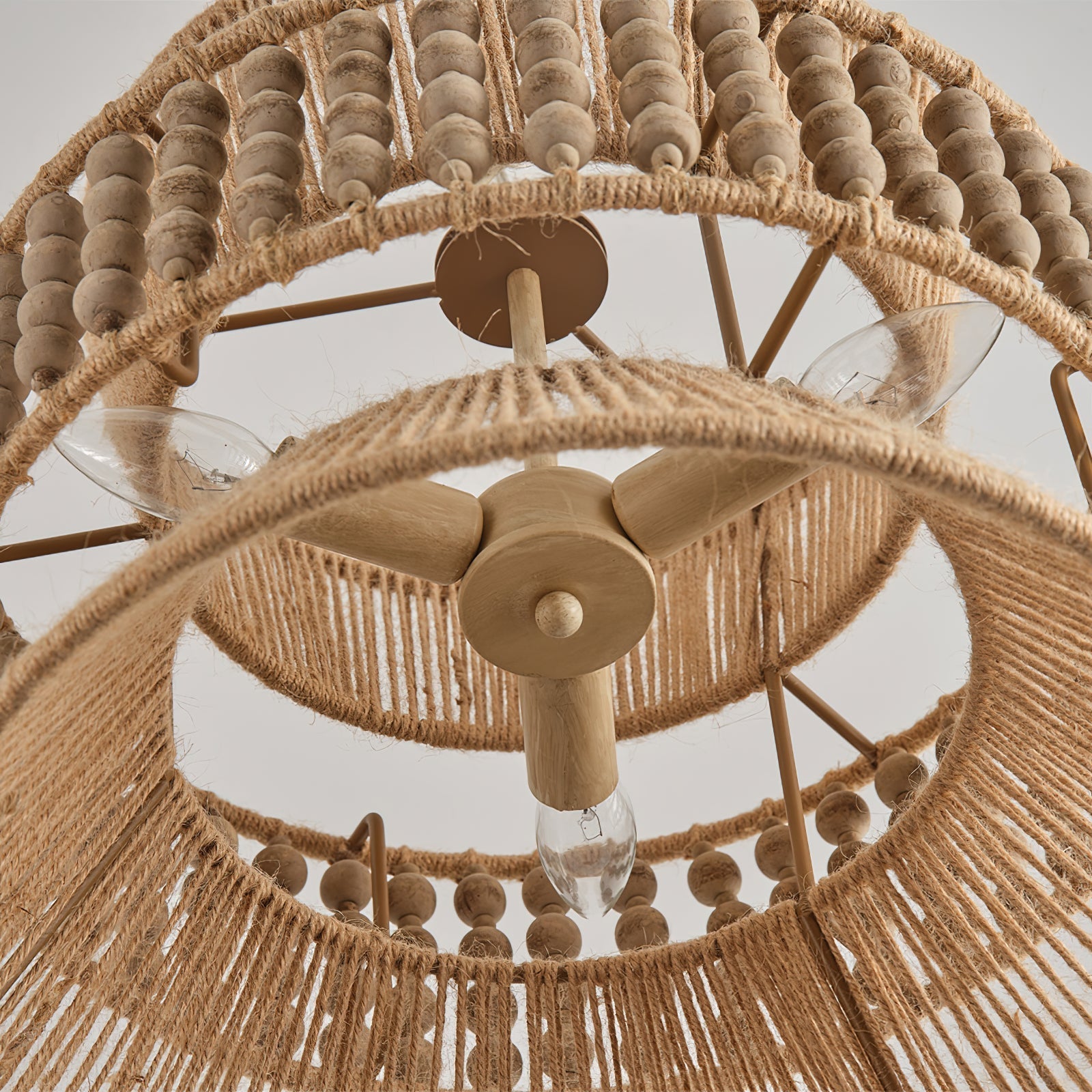 Kvennuvyi Natural Antigua Brown Metal Pendant Lamp - Neutralighting