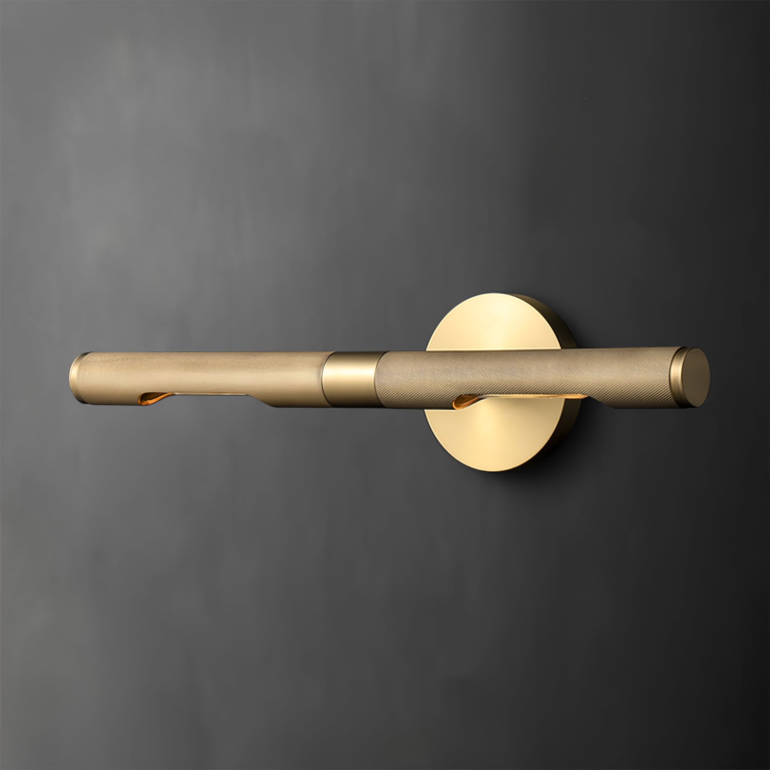 Solvain Modern Brass LED Wall Light - Neutralighting