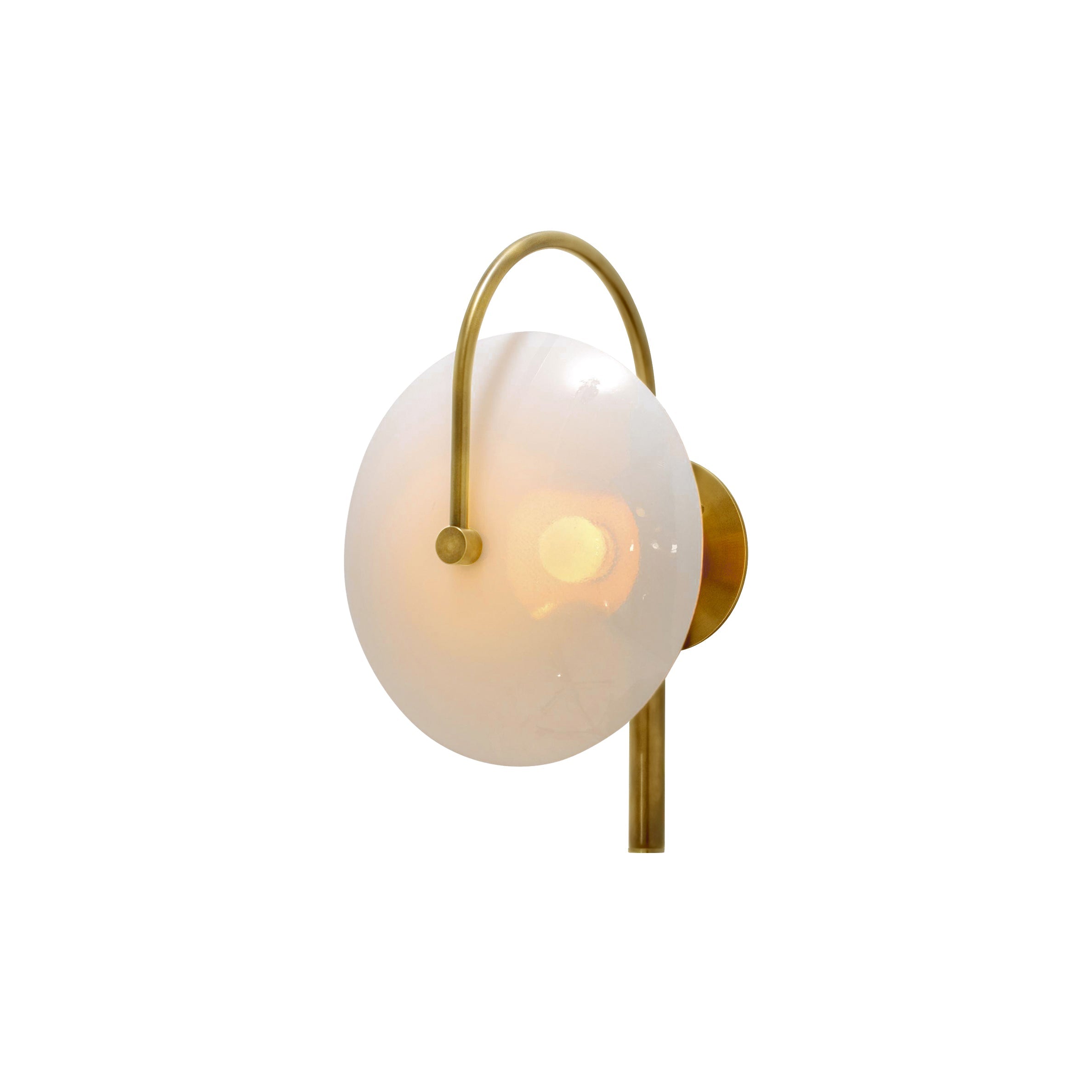 Norduvyn Modern Minimalist Art Metal Glass Wall Lamp - Neutralighting