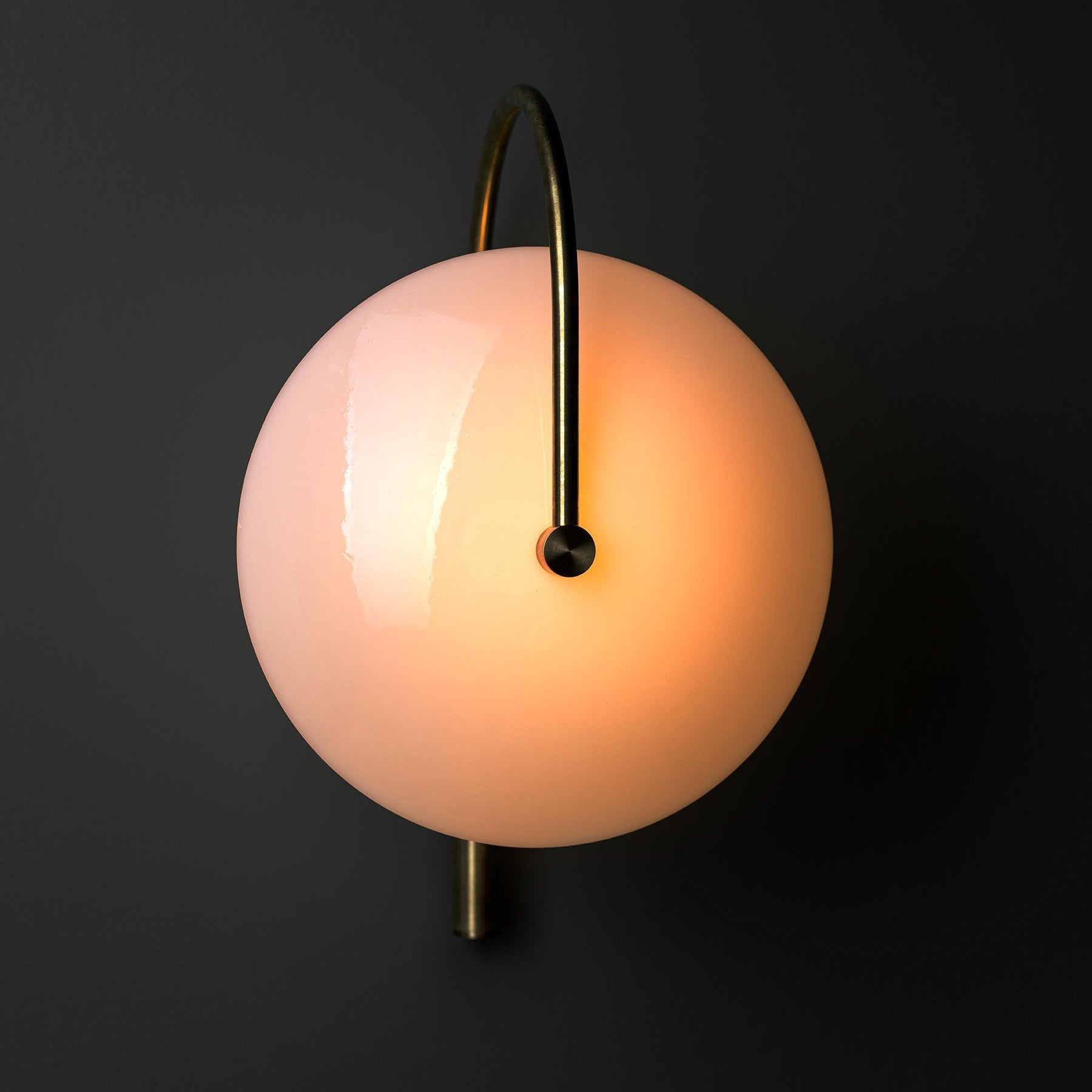 Norduvyn Modern Minimalist Art Metal Glass Wall Lamp - Neutralighting