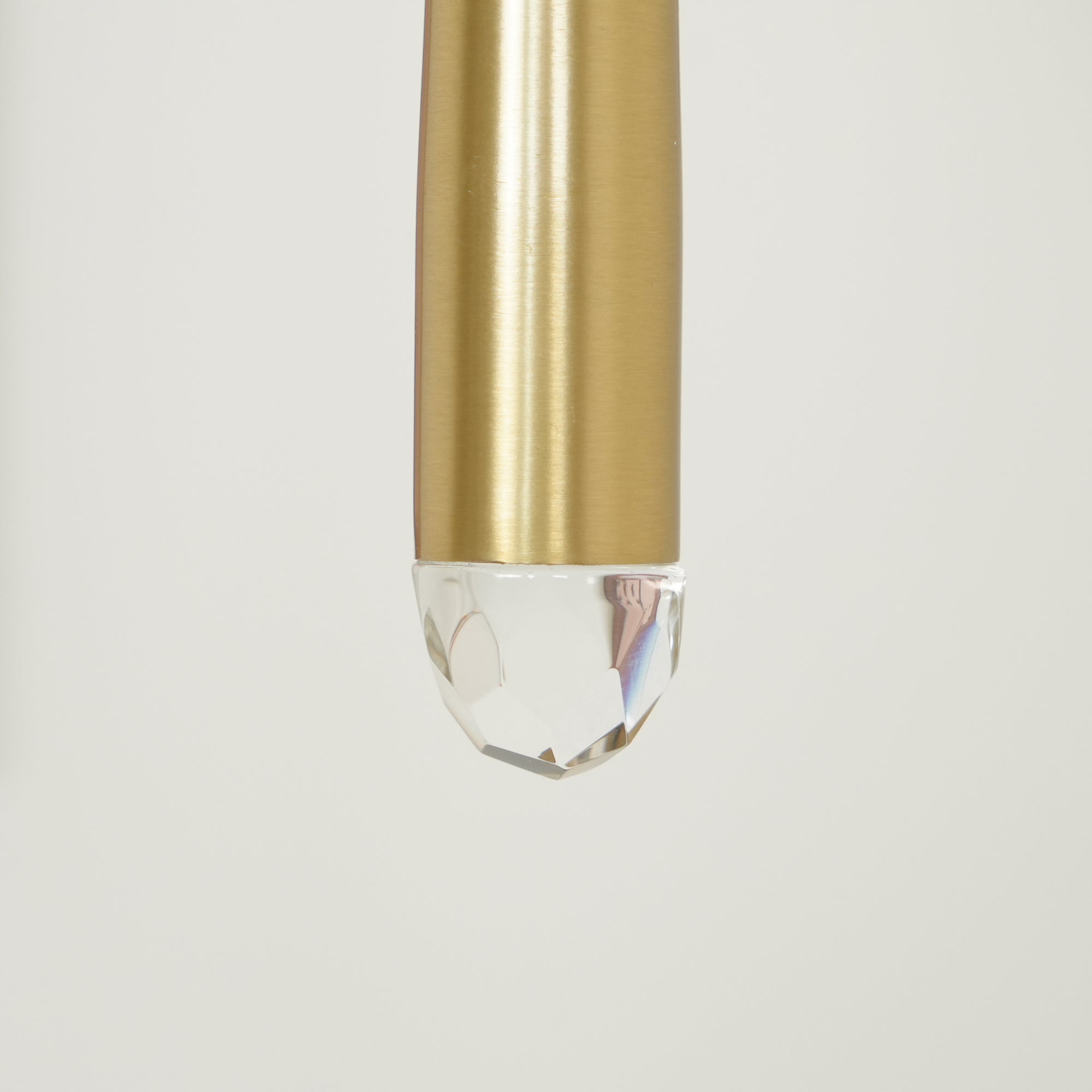 Chandelier Crystal Shade Brass Blackened Silver Luxe Staircase - Neutralighting