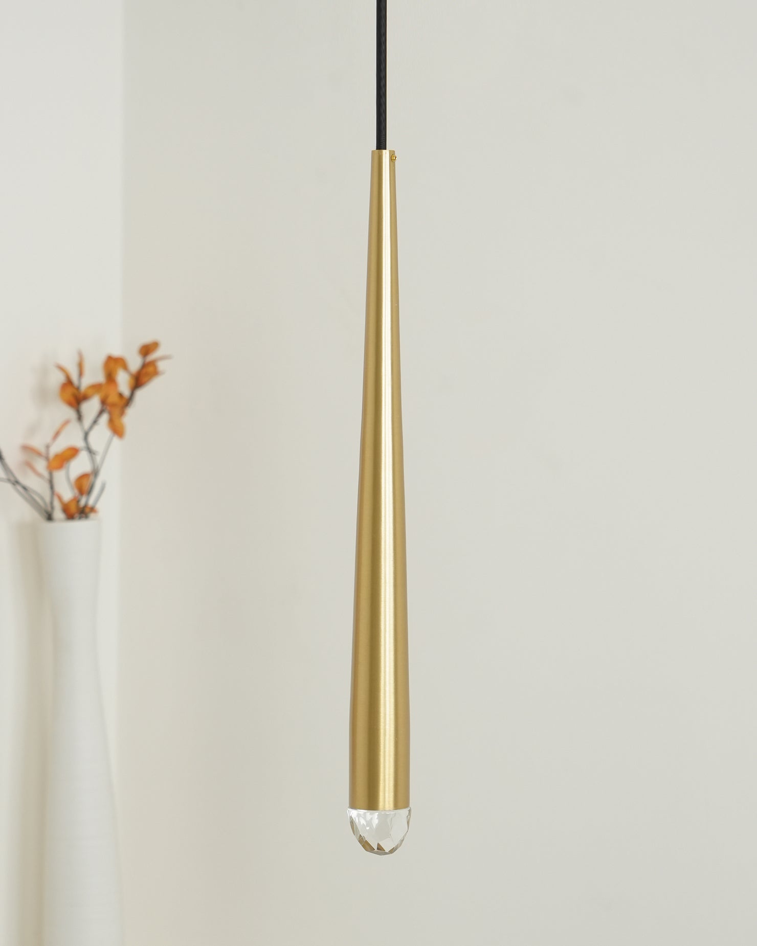Chandelier Crystal Shade Brass Blackened Silver Luxe Staircase - Neutralighting