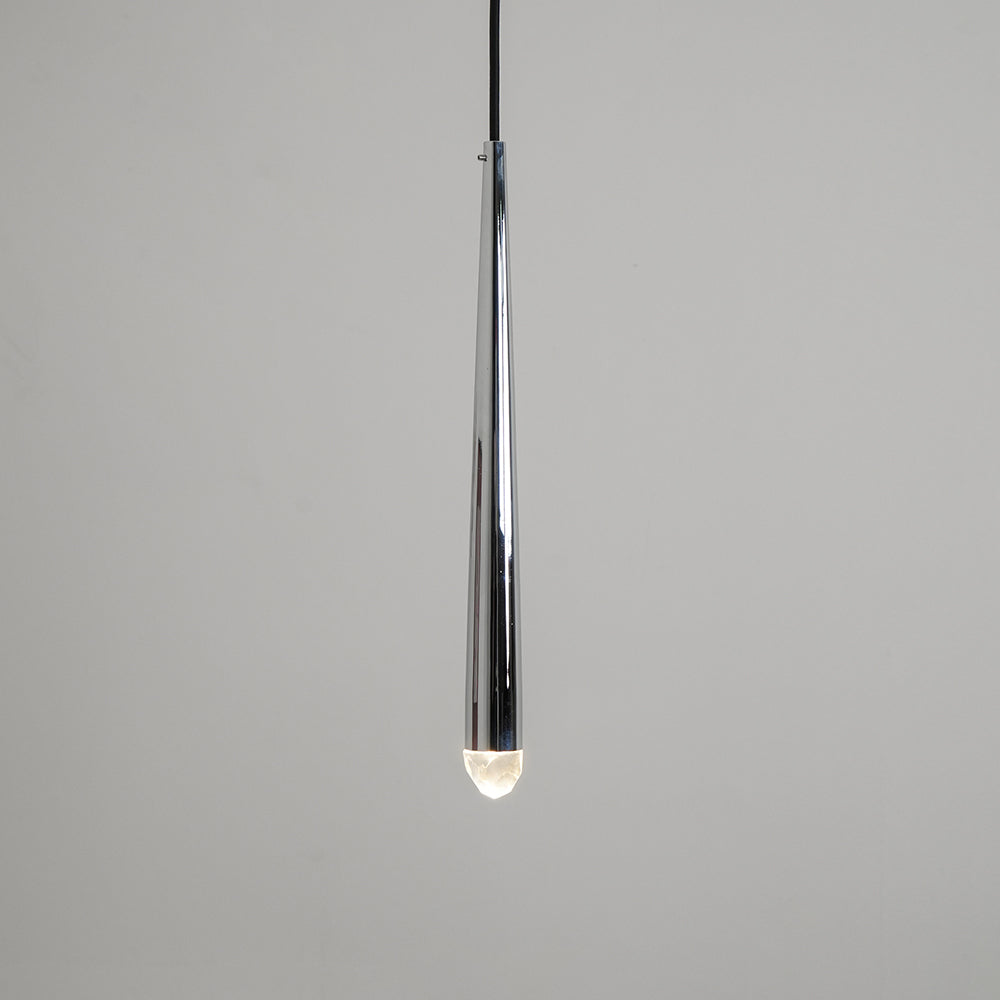 Chandelier Crystal Shade Brass Blackened Silver Luxe Staircase - Neutralighting