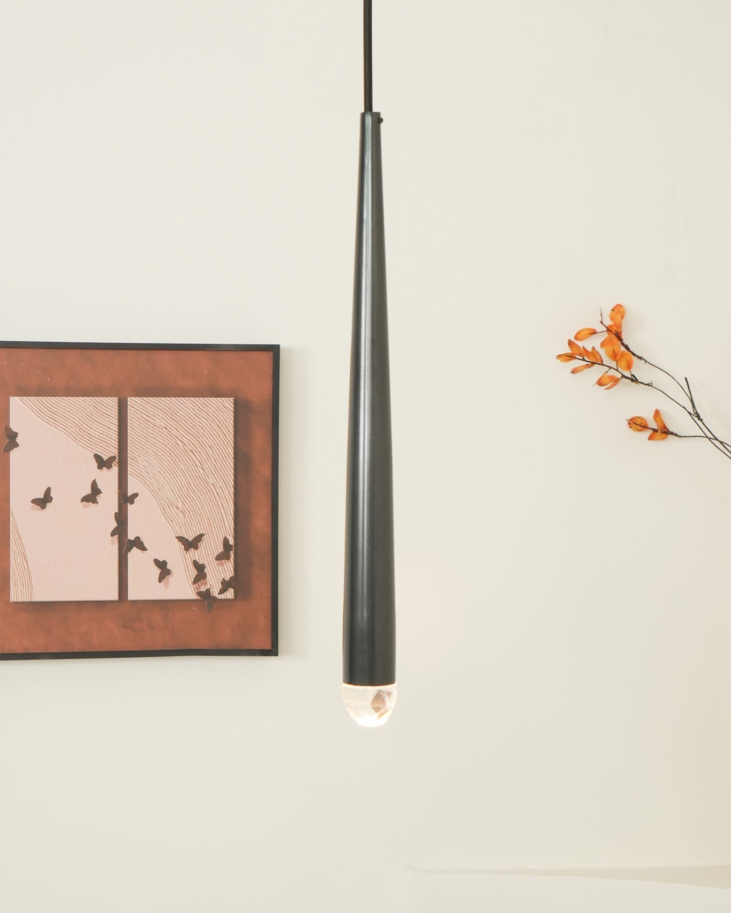 Chandelier Crystal Shade Brass Blackened Silver Luxe Staircase - Neutralighting