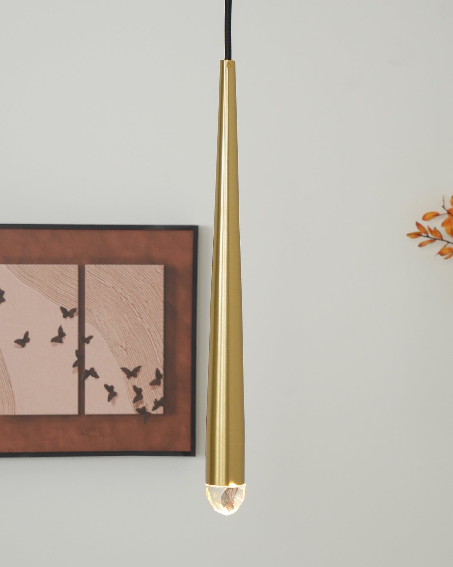 Chandelier Crystal Shade Brass Blackened Silver Luxe Staircase - Neutralighting