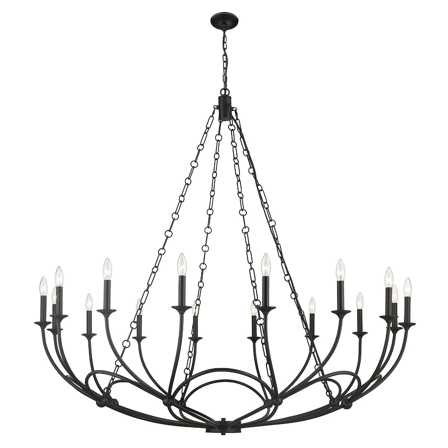 Ostruvyi Modern Minimalist Industrial Metal Chandelier - Neutralighting