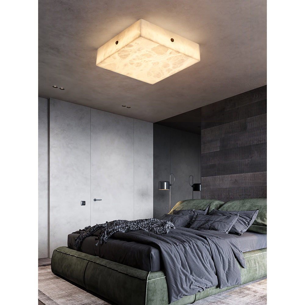 Rauduvys Modern Minimalist Alabaster Ceiling Light - Neutralighting