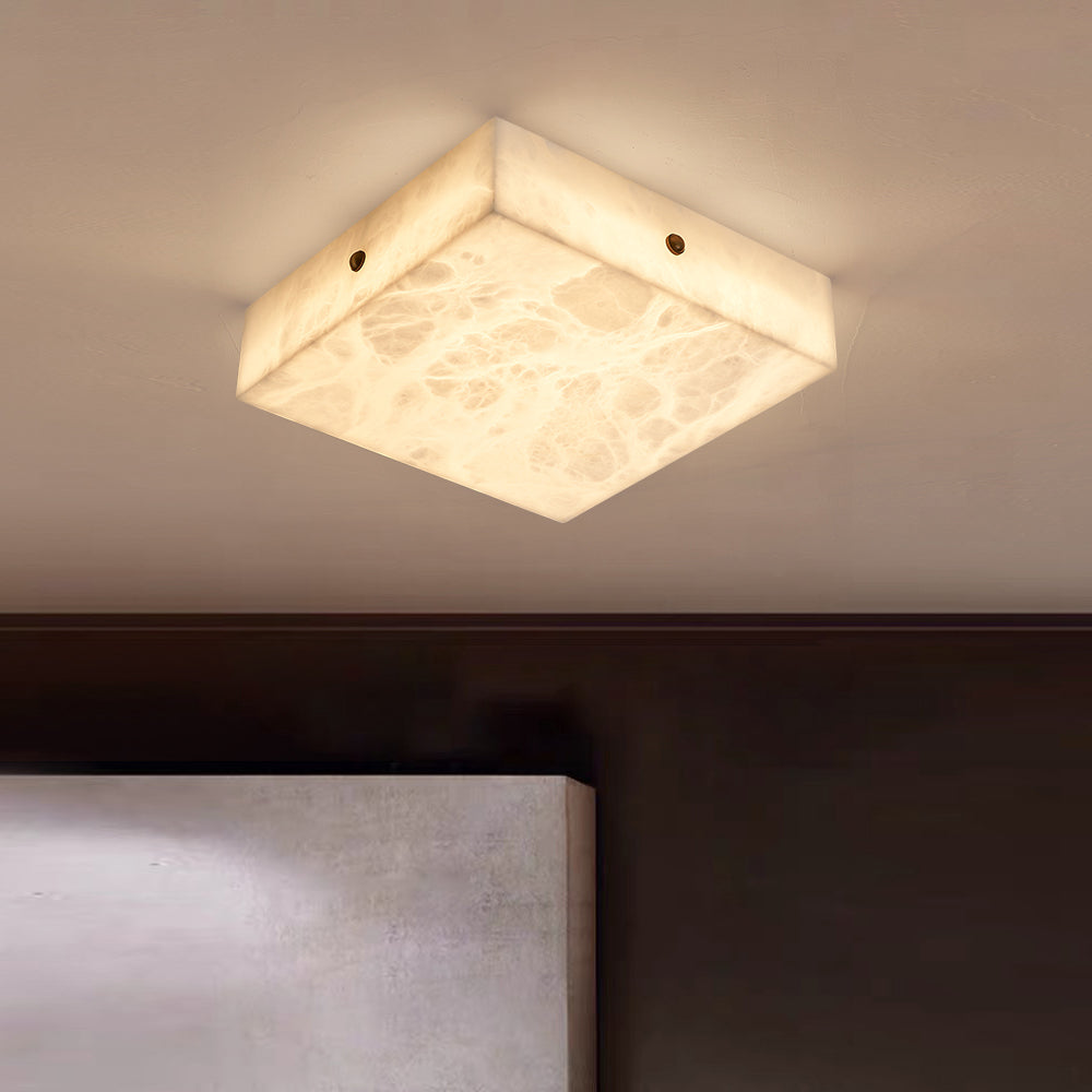 Rauduvys Modern Minimalist Alabaster Ceiling Light - Neutralighting