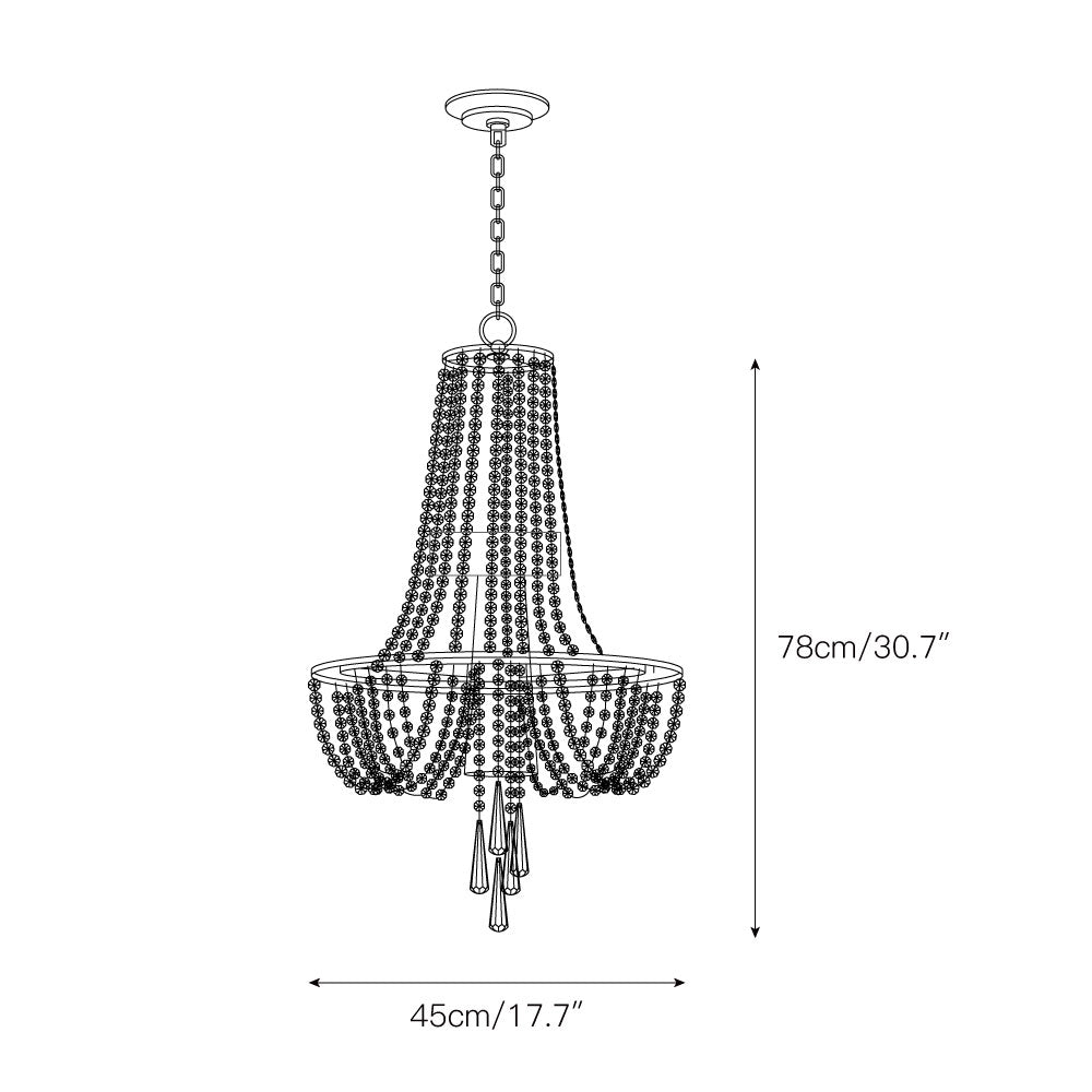 Sifuvys Postmodern Luxury Metal Crystal Chandelier - Neutralighting