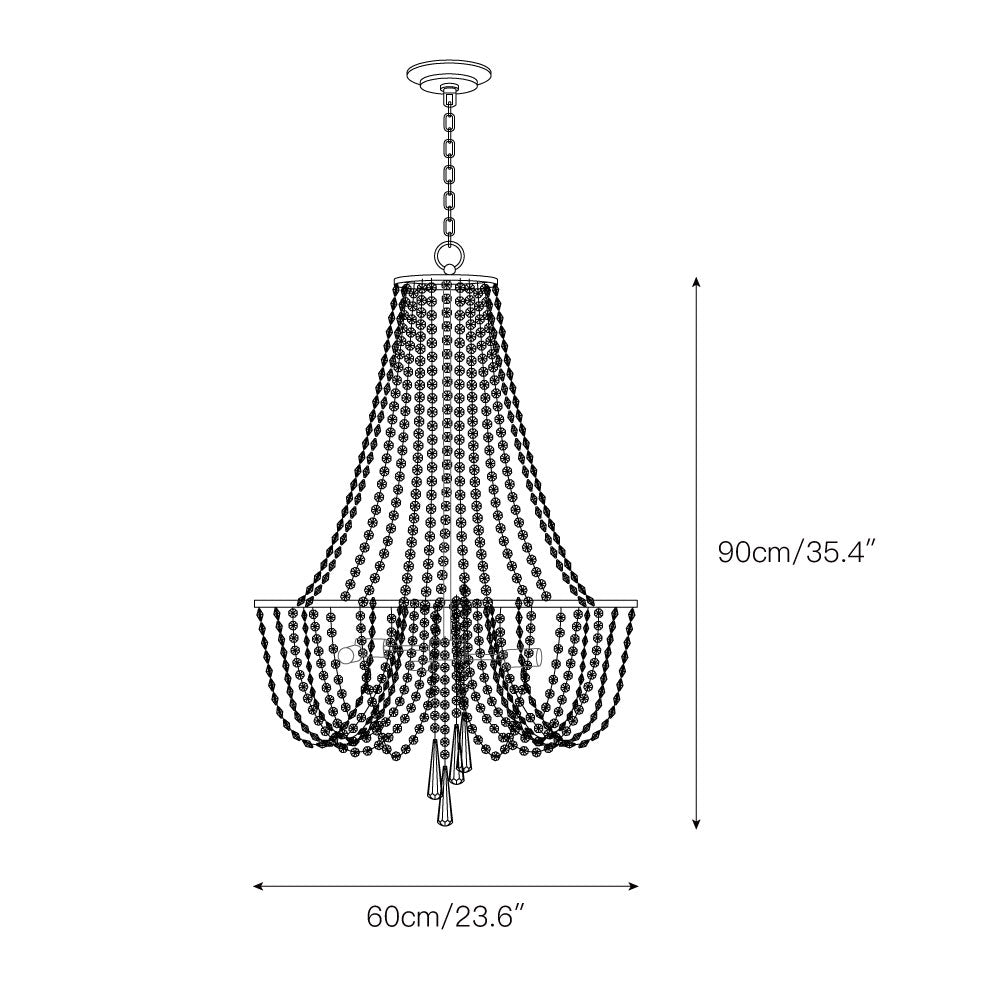 Sifuvys Postmodern Luxury Metal Crystal Chandelier - Neutralighting
