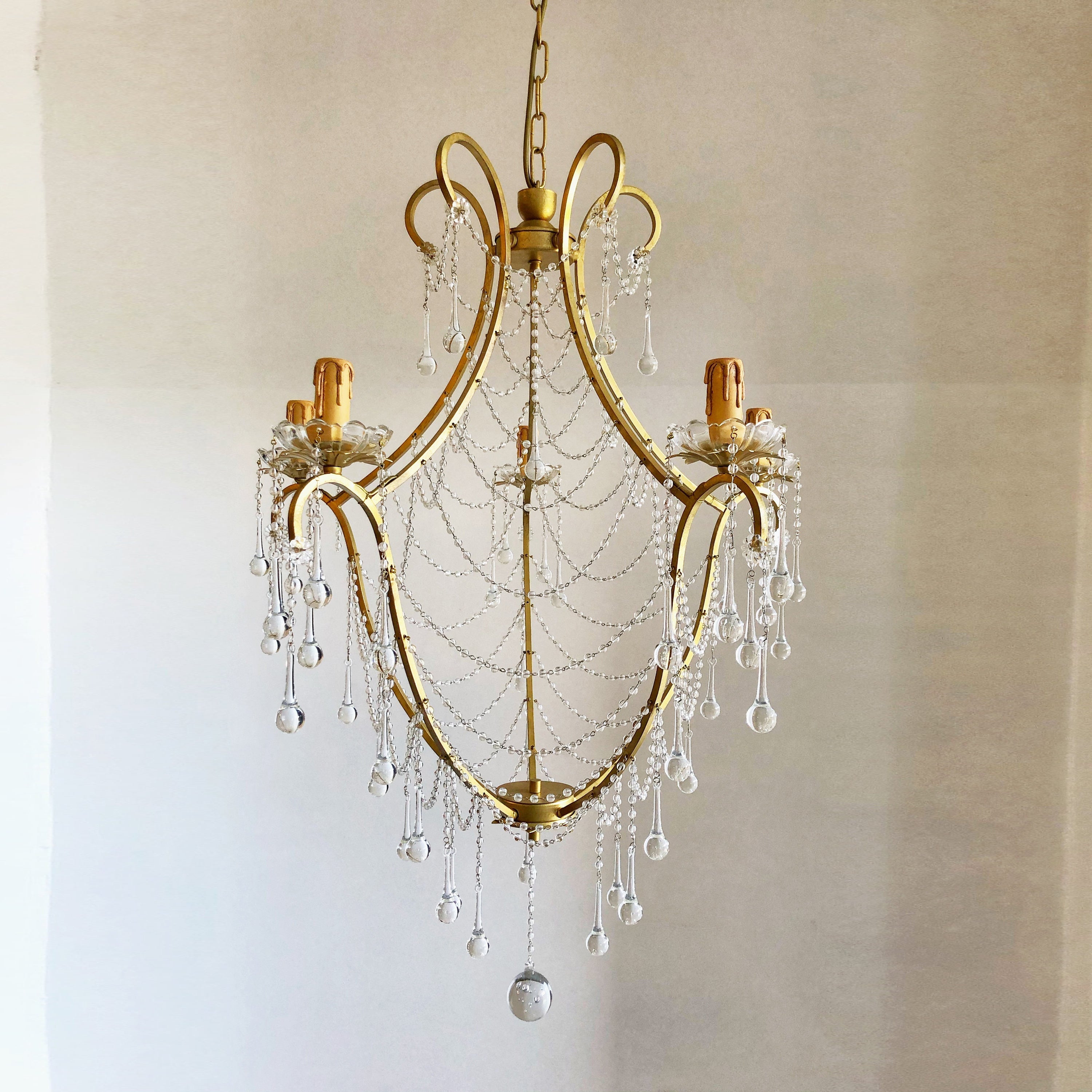 Qvistuvyo Individual Creativity Metal Glass Chandelier - Neutralighting