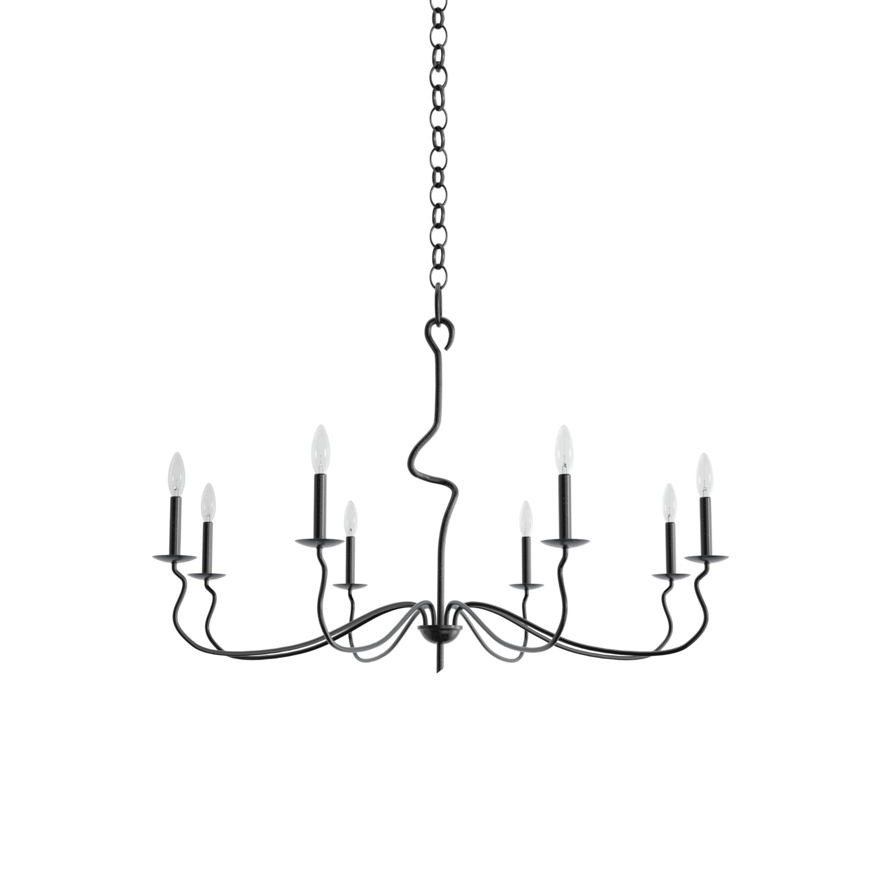 Rauduvyo Modern Minimalist Industrial Metal Chandelier - Neutralighting